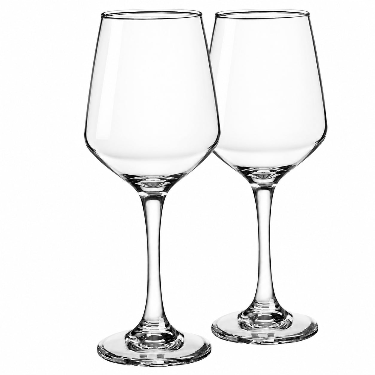 Aoibox  Hand Blown Wine Glasses 15 oz Long Stem Red Wine Glasses Set of 2 Dishwasher Safe Clear Glass