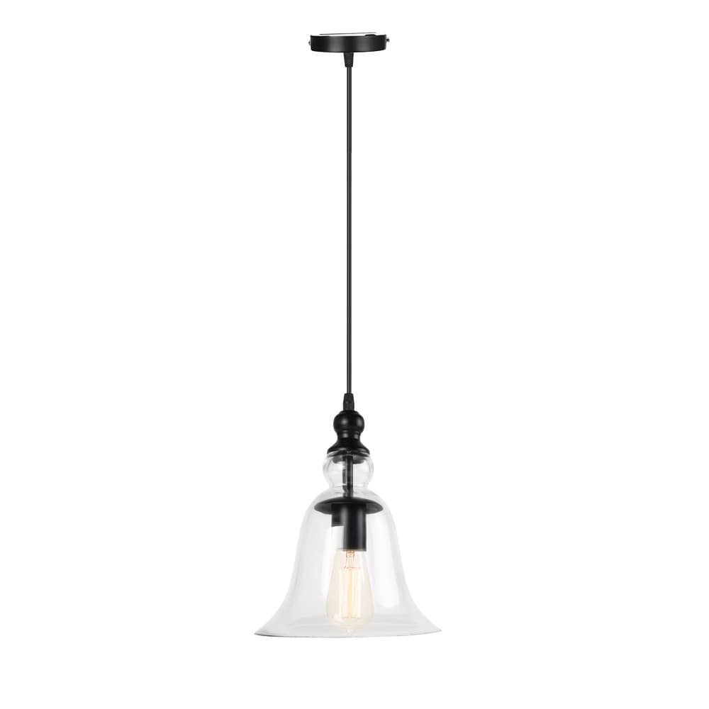 LamQee 06FTL0066AWT Clear Modern/Contemporary Textured Glass Globe Mini Hanging Pendant Light
