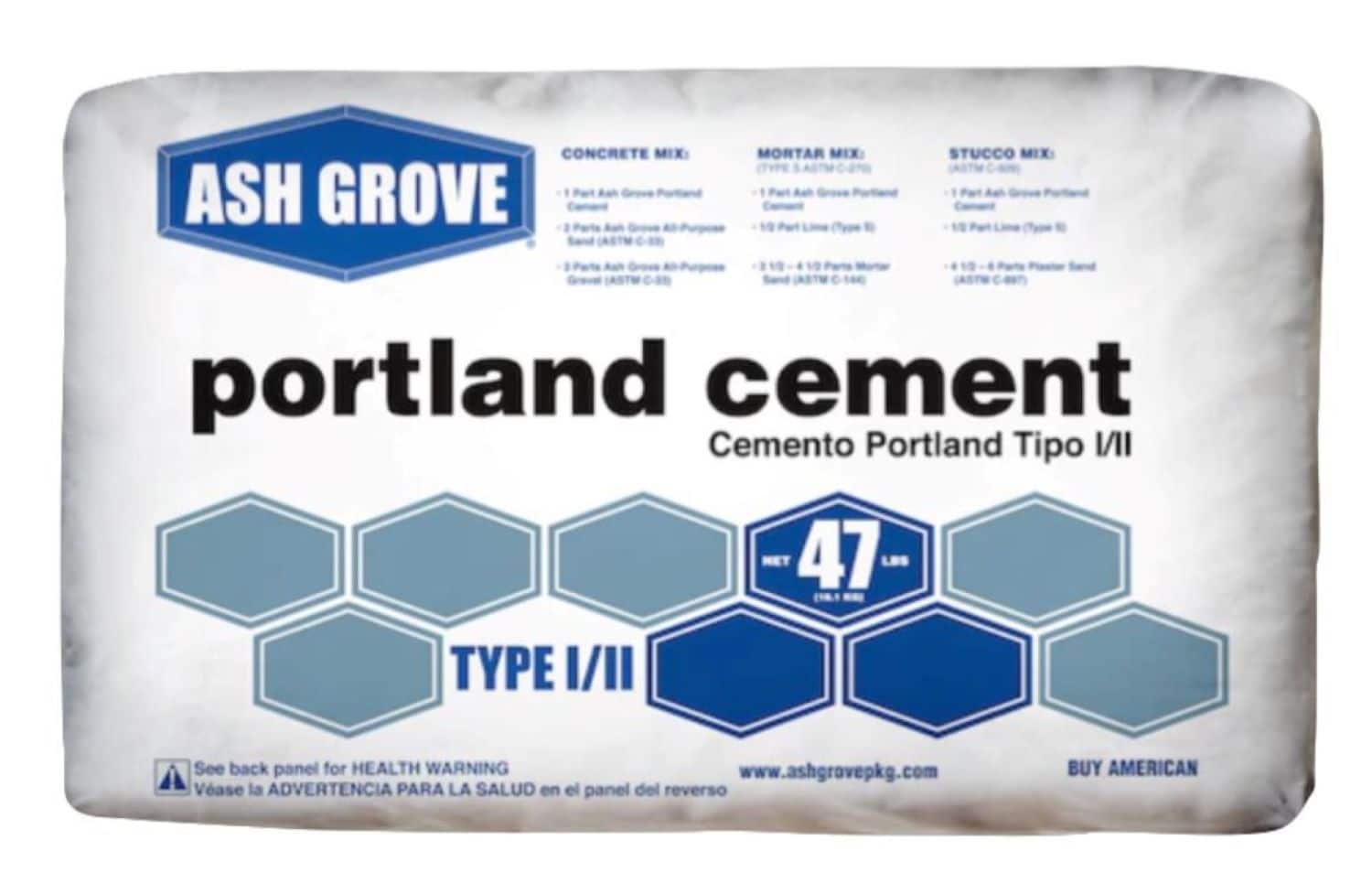 Ash Grove 100.47.AG 47 Pound(s) I/II Cement