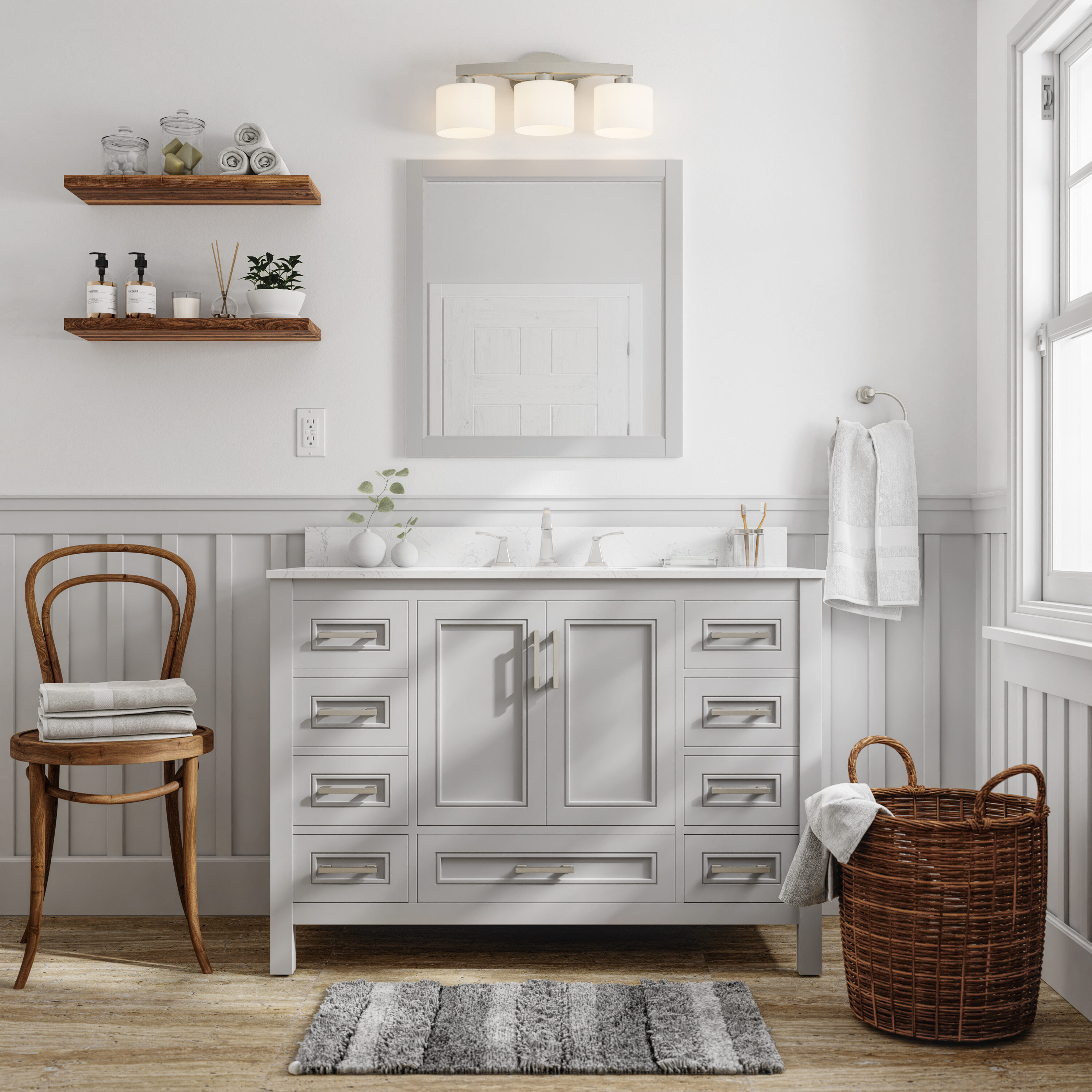allen + roth 1541VA-48-242-925 Bath-Vanity-Combo - View #6