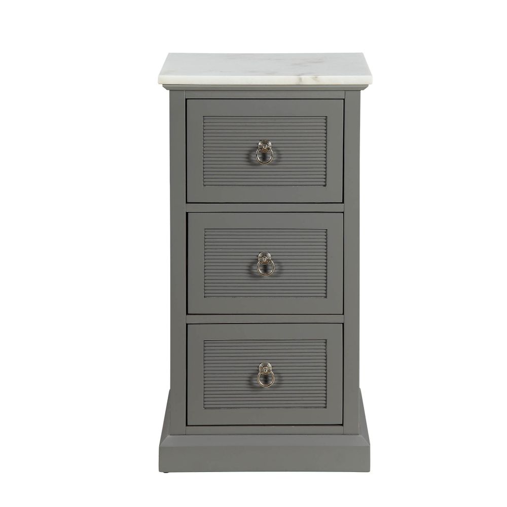 HomeRoots 319126 Amelia Contemporary/Modern Grey Wood Sideboard