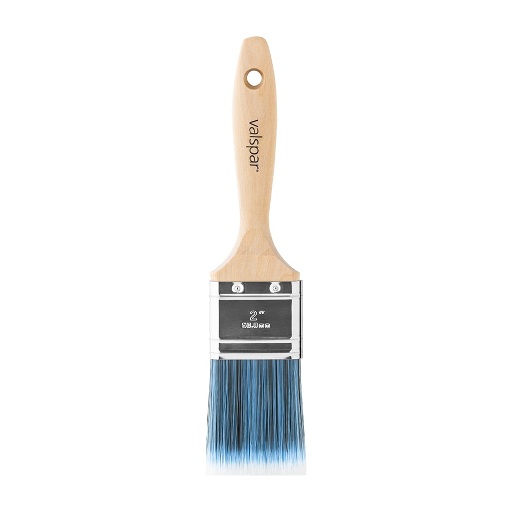 Valspar 4-in Reusable Natural Bristle- Polyester Blend Flat Paint Brush (Stain  Brush) in the Paint Brushes department at