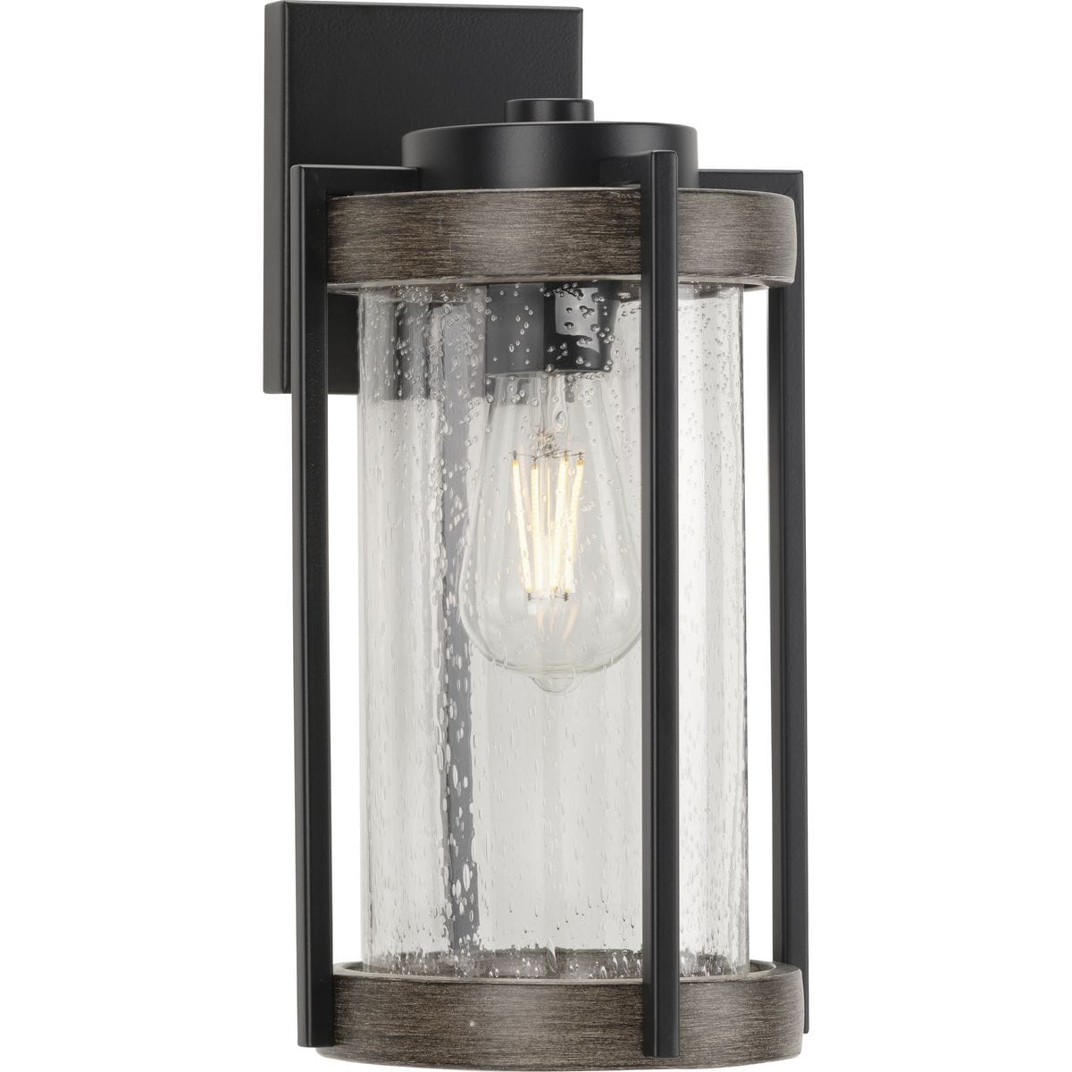 Progress Lighting P560282-31M Whitmire 1 -Light 14.5-in H Matte Black Hardwired Outdoor Wall Light