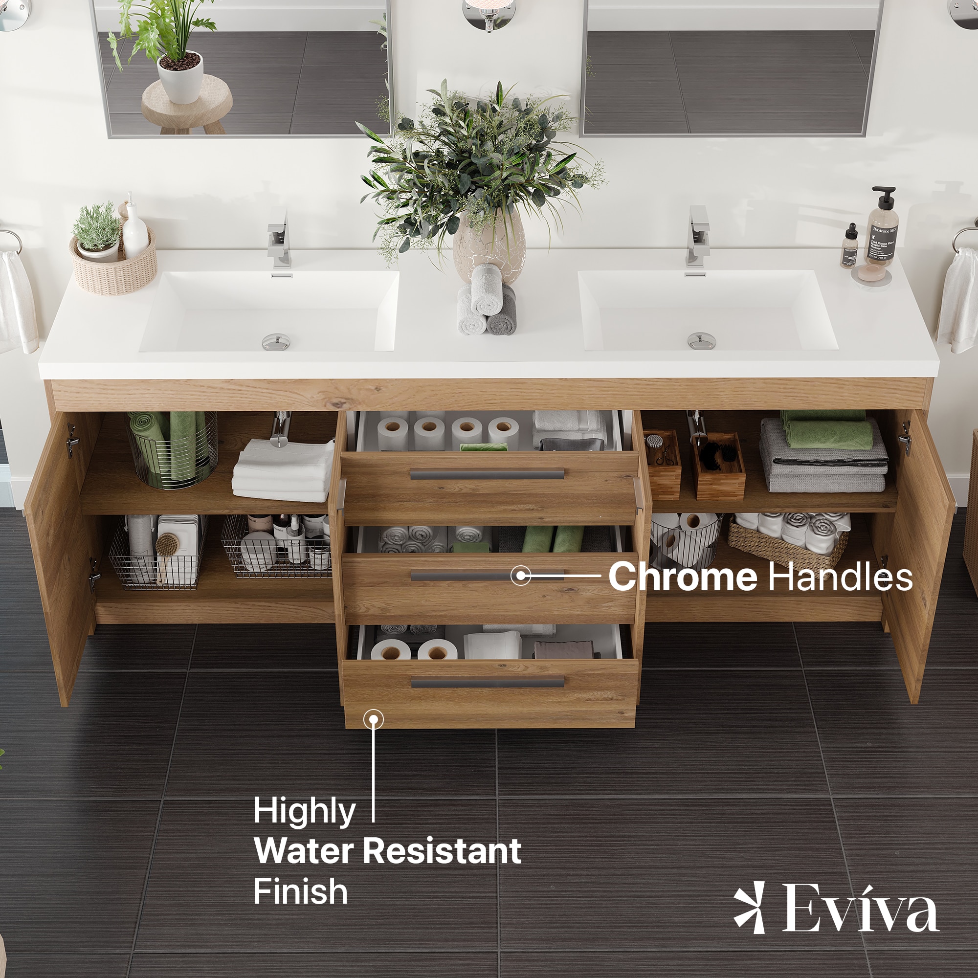 Eviva EVVN1900-8-84NOK Bath-Vanity-Combo - View #3