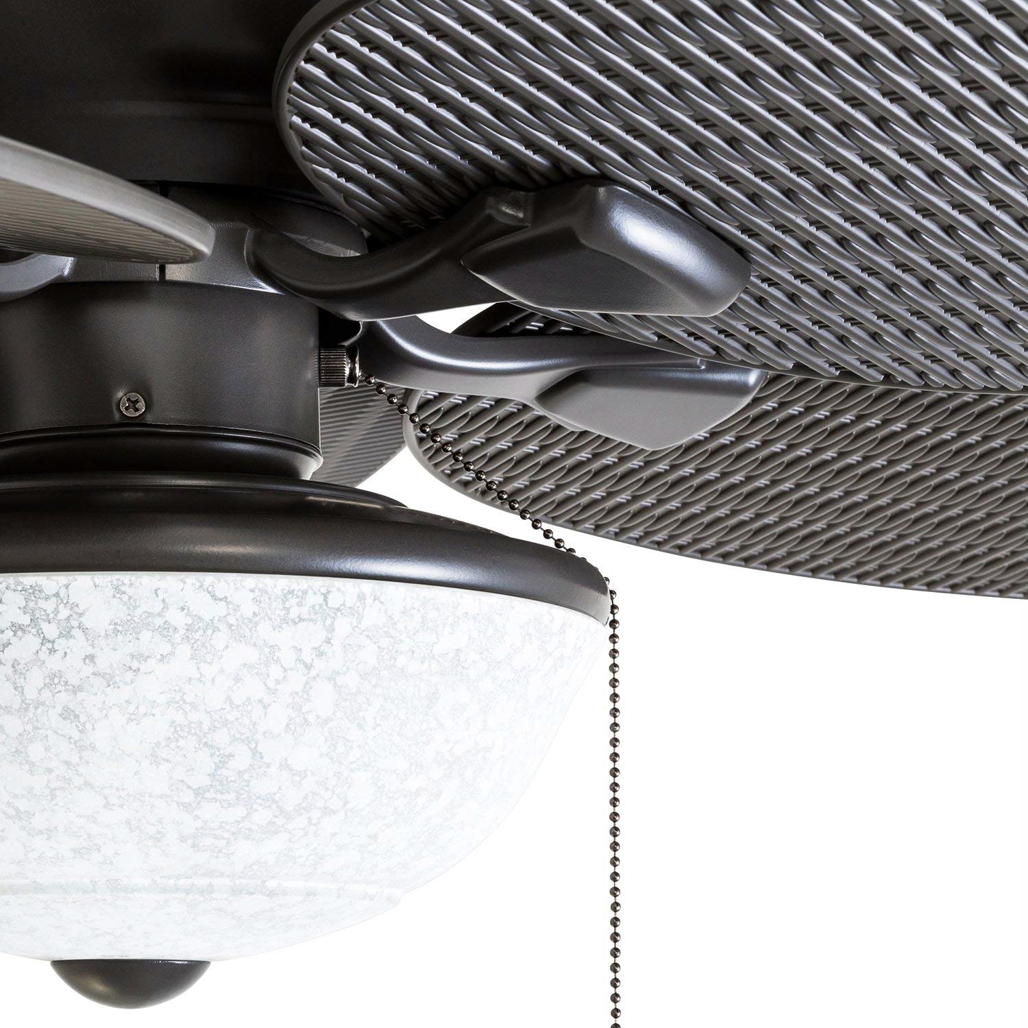 Bronze 52-Inch Tropical Indoor/Outdoor Ceiling Fan with LED Light