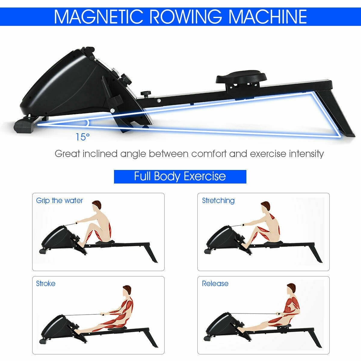 Slickblue D-CO-28563PS Rowing-Machines - View #5