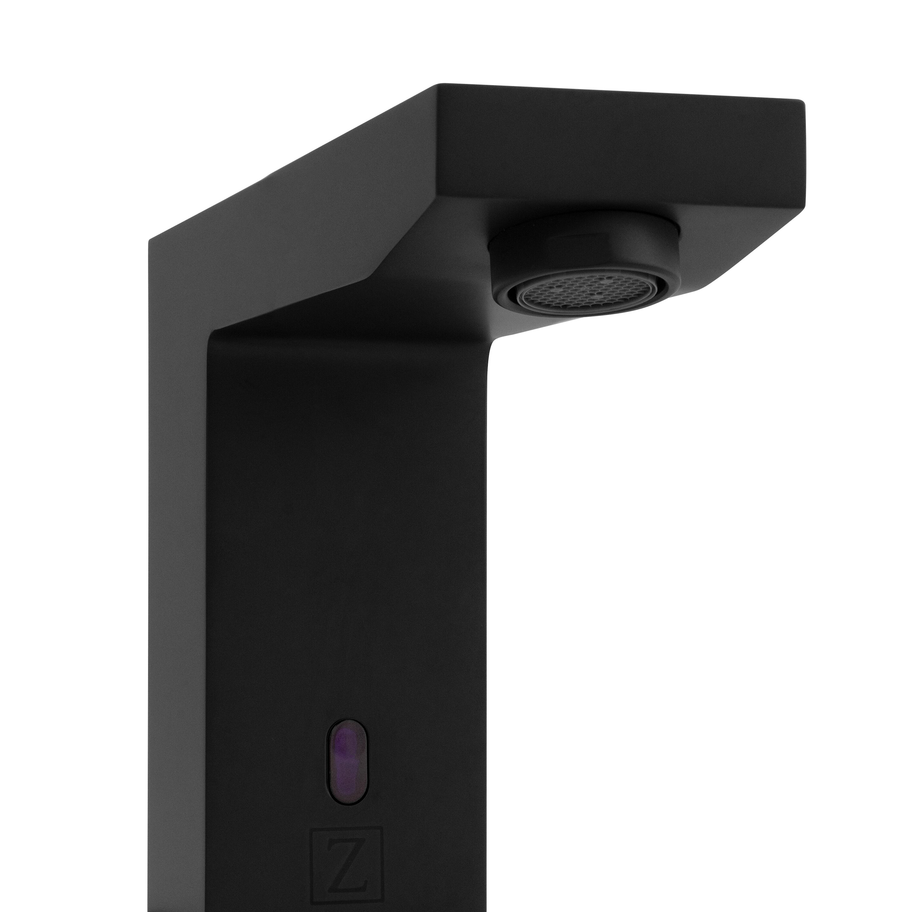 ZLINE KITCHEN & BATH BLS-BFS-MB Matte Black Touchless Deck-mount Roman Low-arc Bathtub Faucet ( Valve Included )