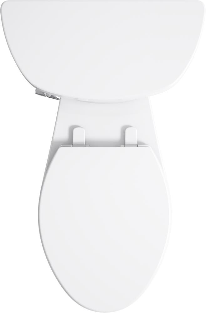 Sterling Garwind White WaterSense Elongated Comfort Height 2-Piece Toilet 12-in Rough-In Size (ADA Compliant)