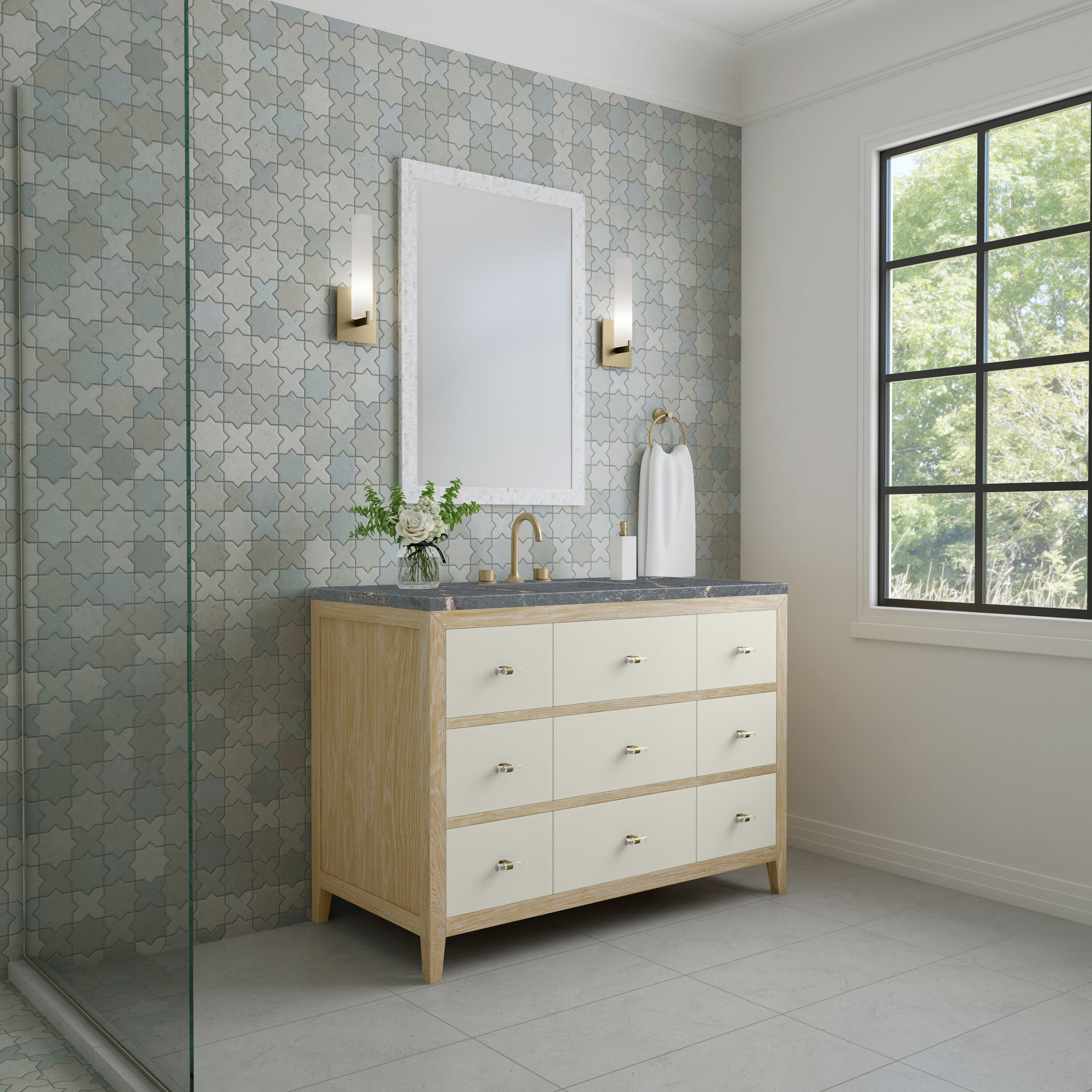 James Martin Vanities D604-V48-SHG-FPBL Bath-Vanity-Combo - View #6