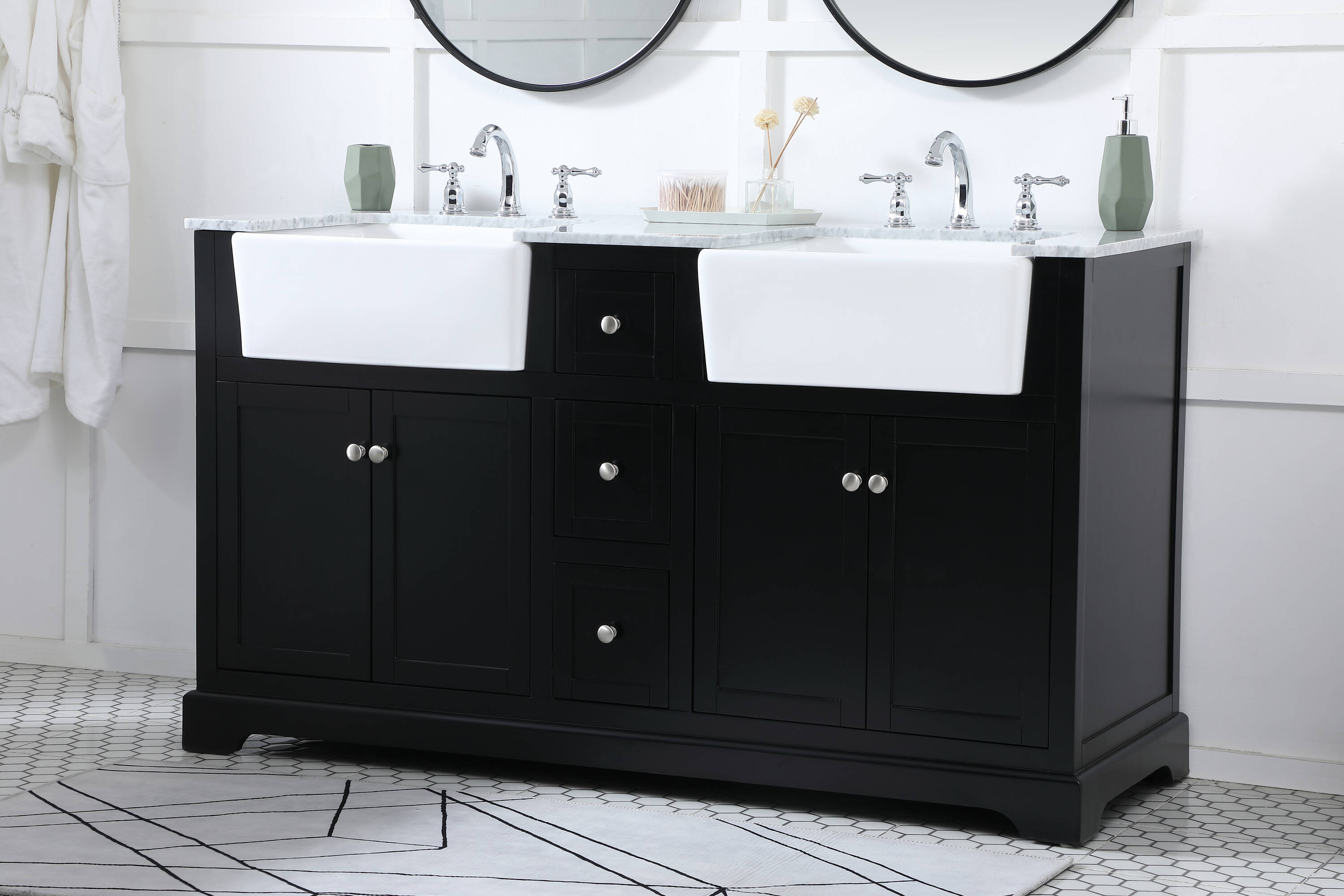 Elegant Decor HF180780DBK Bath-Vanity-Combo - View #3