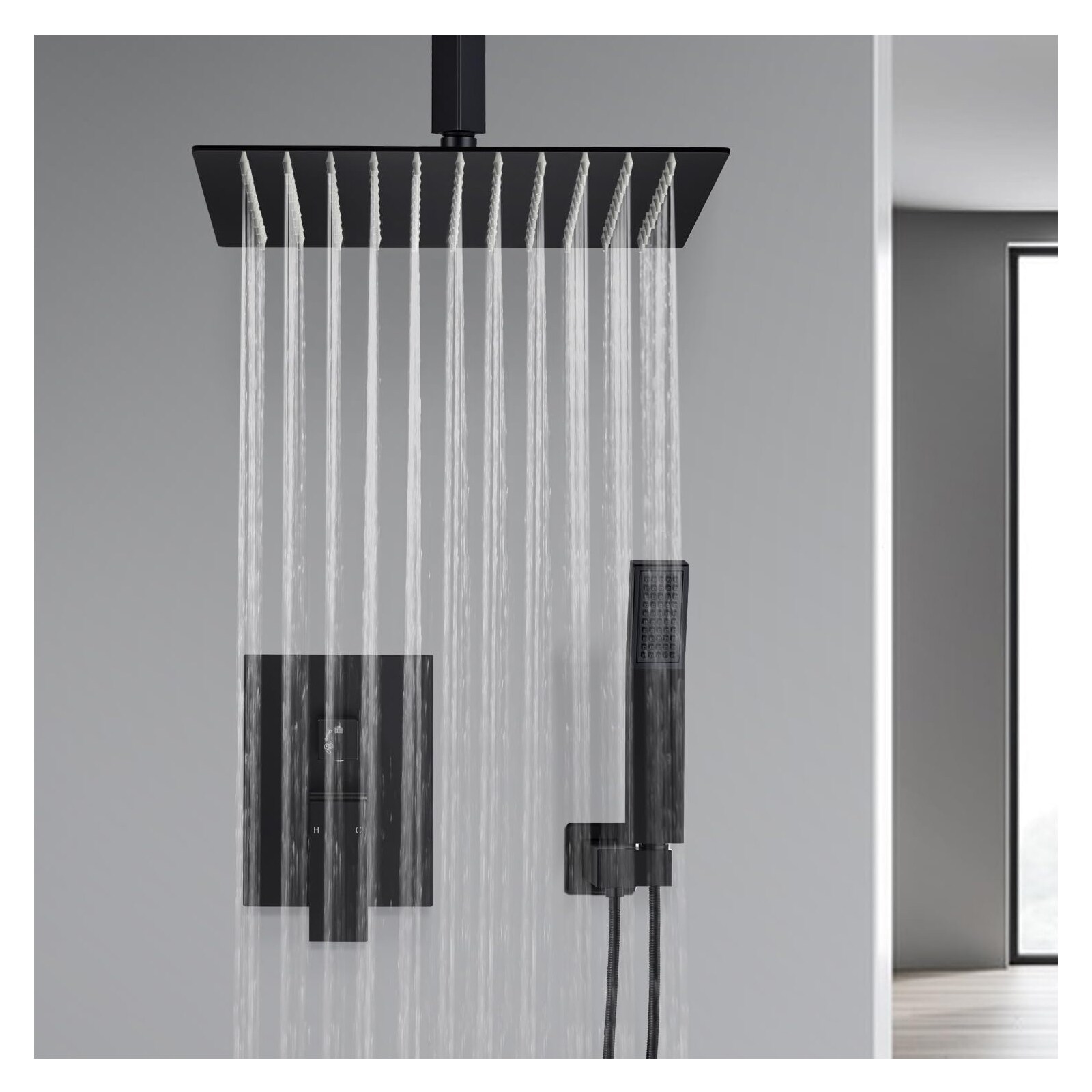 BYH H-SF001-MB Tub-Shower-Faucets - View #3