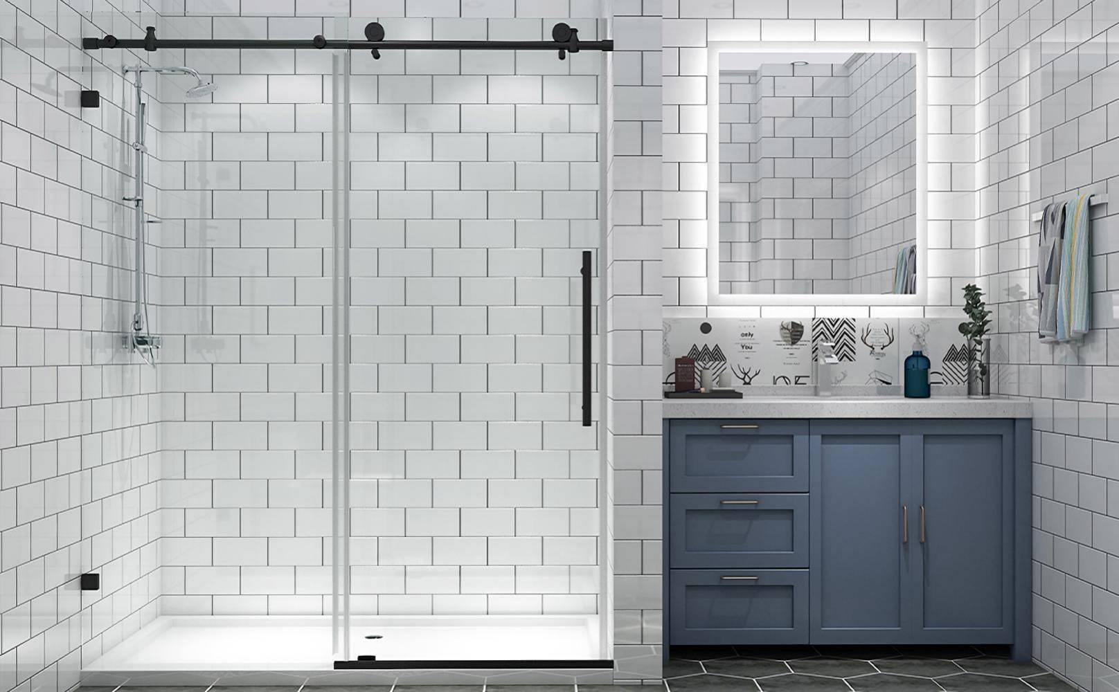 CASAINC EXB-BP05P2-MB Shower-Doors - View #5