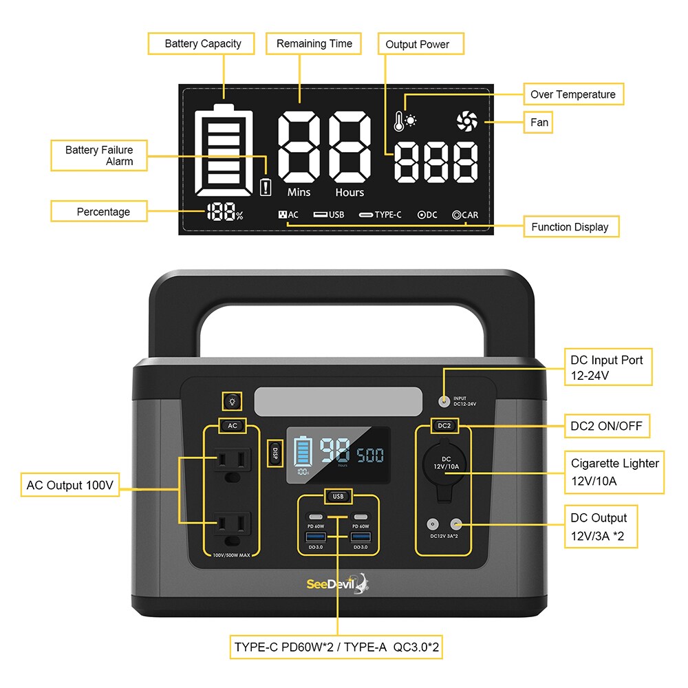 SeeDevil SD-PPS500-G1 Solar-Generators - View #5