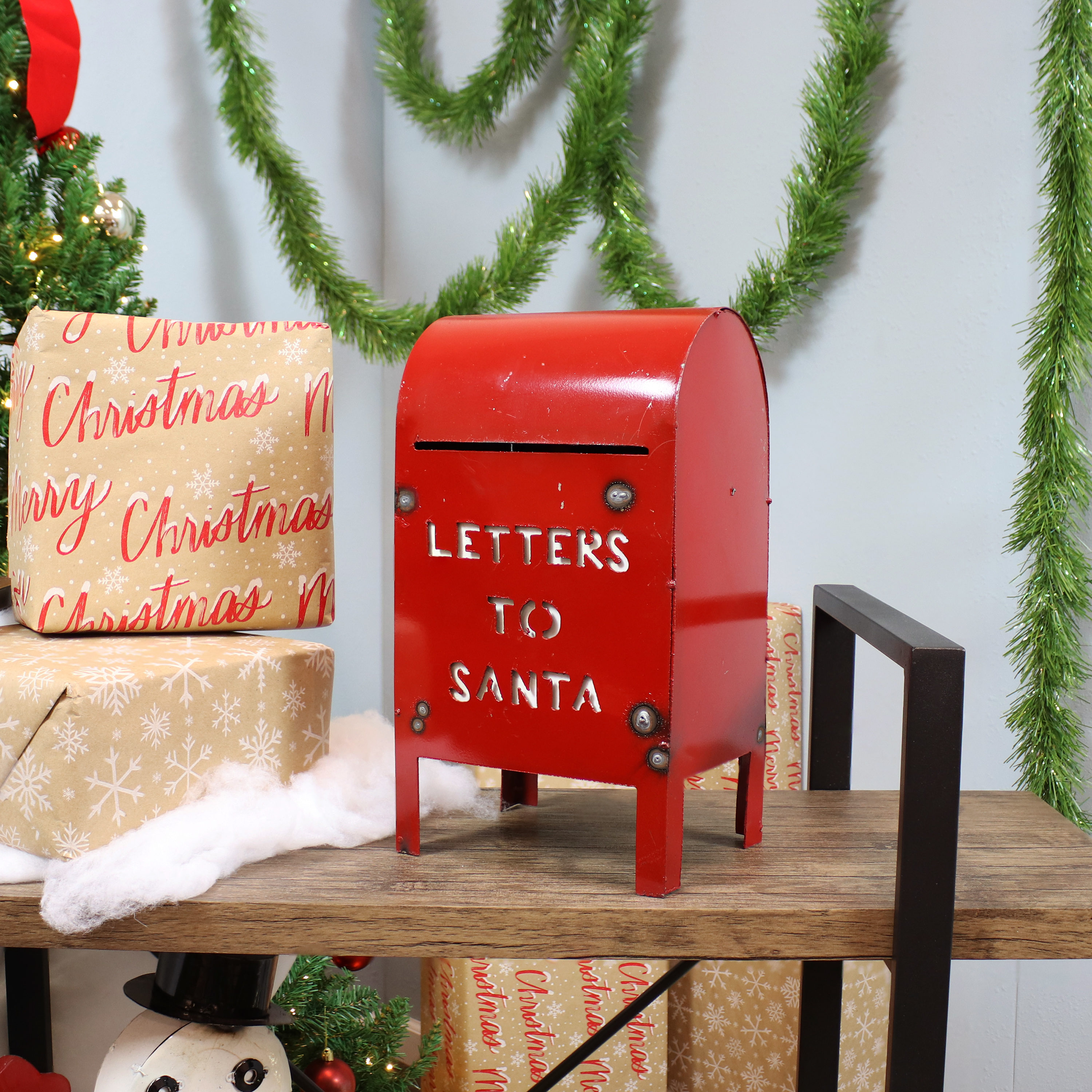 Sunnydaze Decor 13 in. Sunnydaze Letters to Santa Indoor/Outdoor