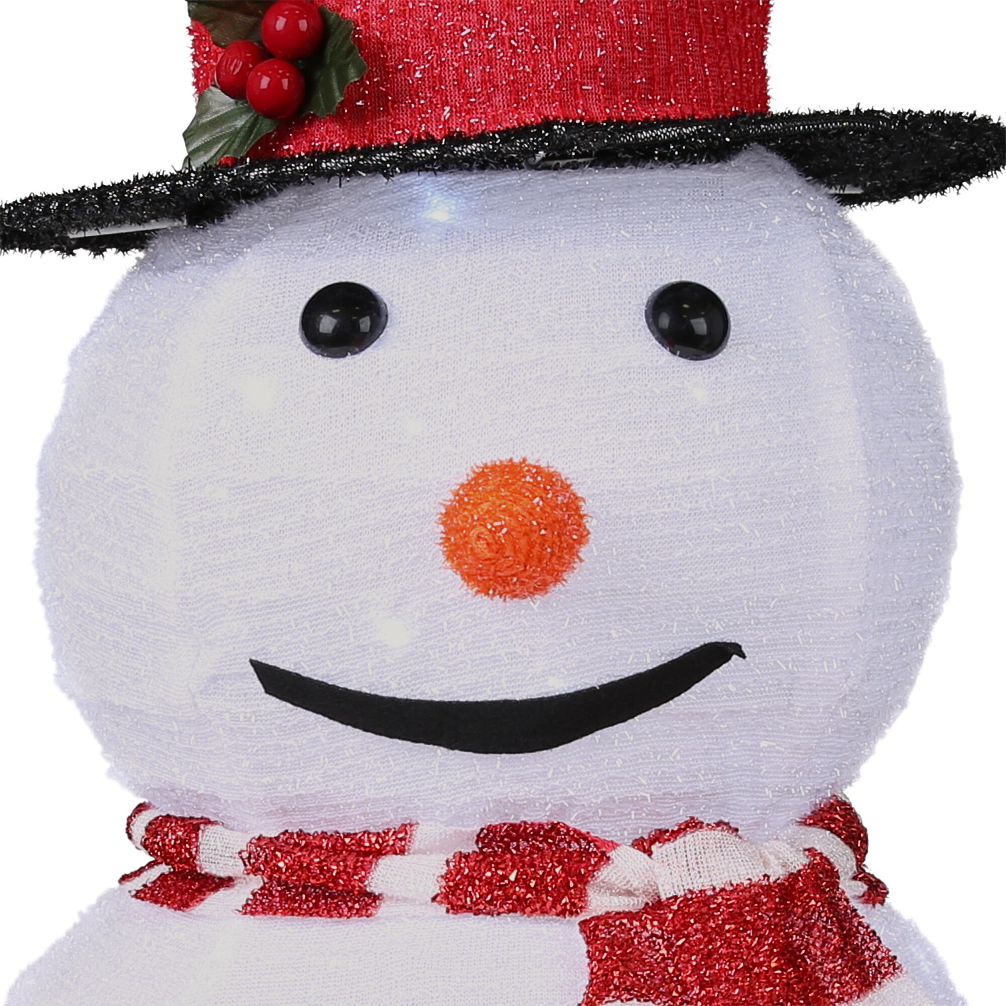 Holiday Living 24-in Snowman Free Standing Decoration with White 