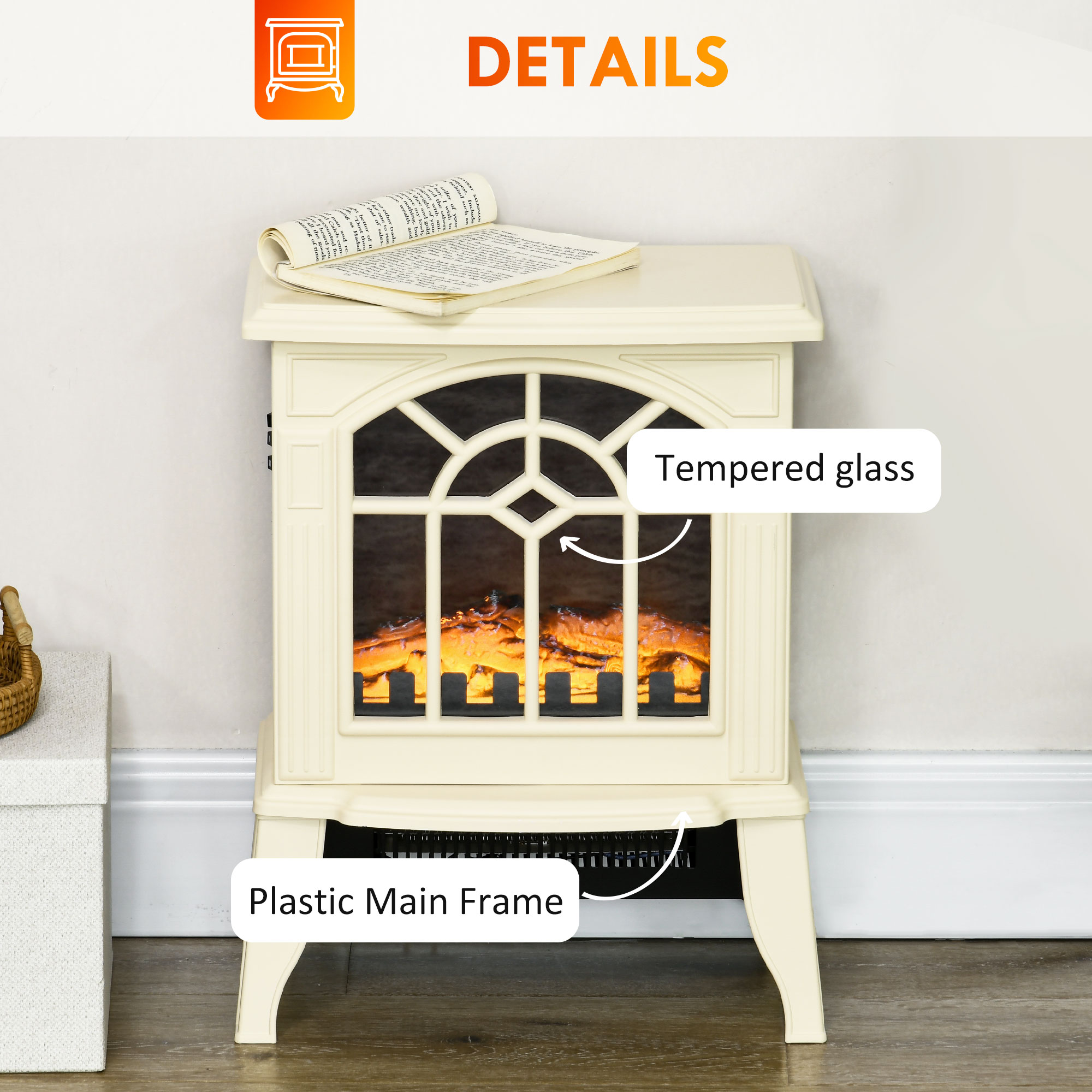 Mondawe MO-AB21203 Electric-Fireplaces - View #6