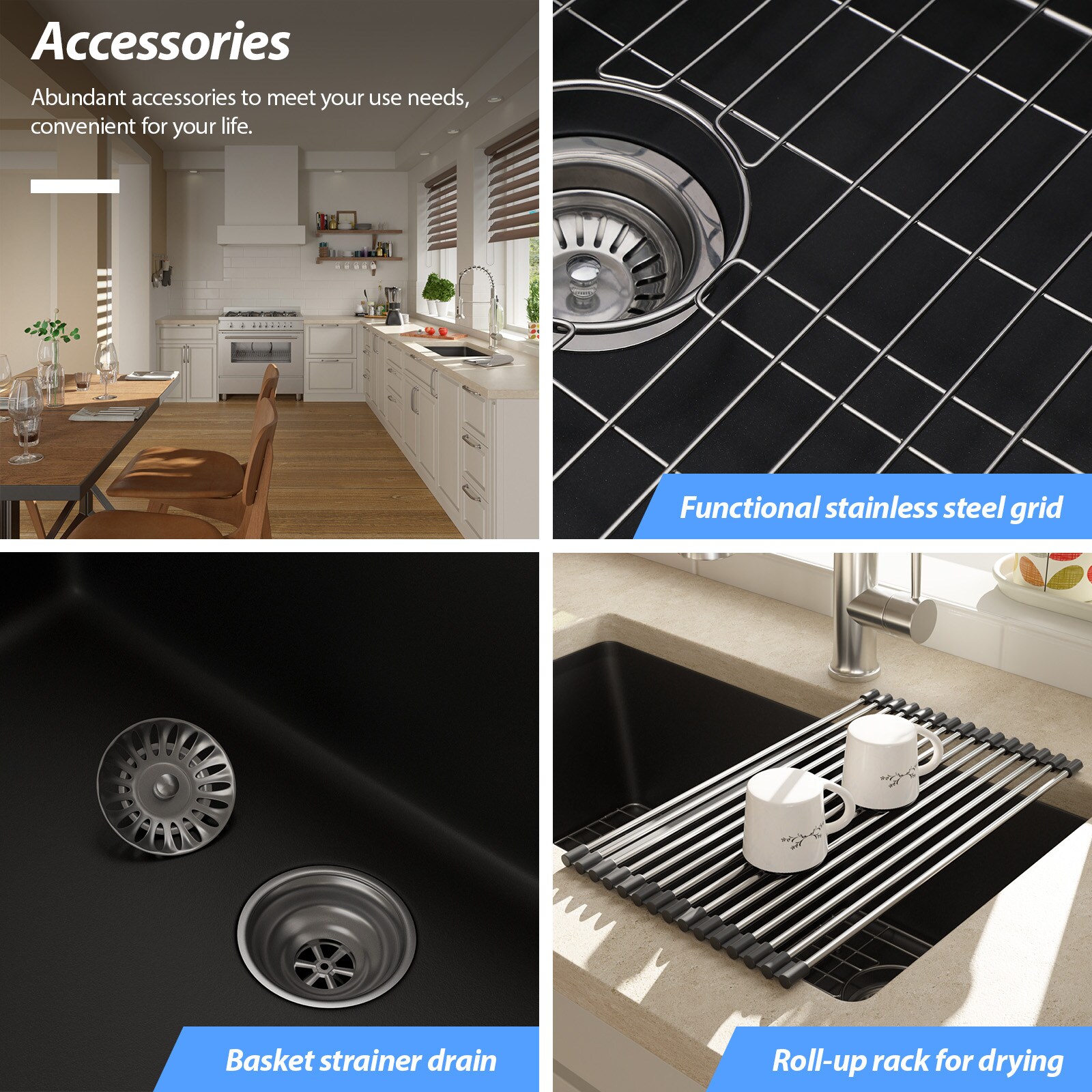 Lordear LD-SYSBLU33-2 Kitchen-Sinks - View #7