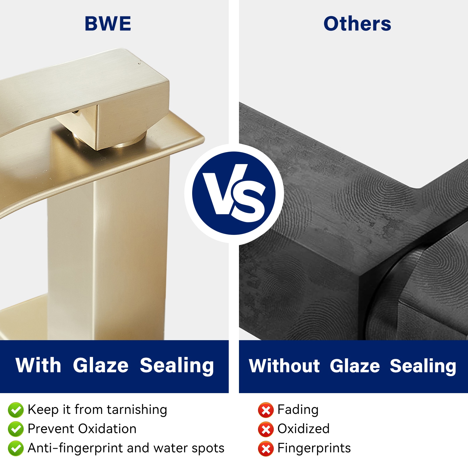 BWE A-96021-BG-SS Lavatory-Faucets - View #6