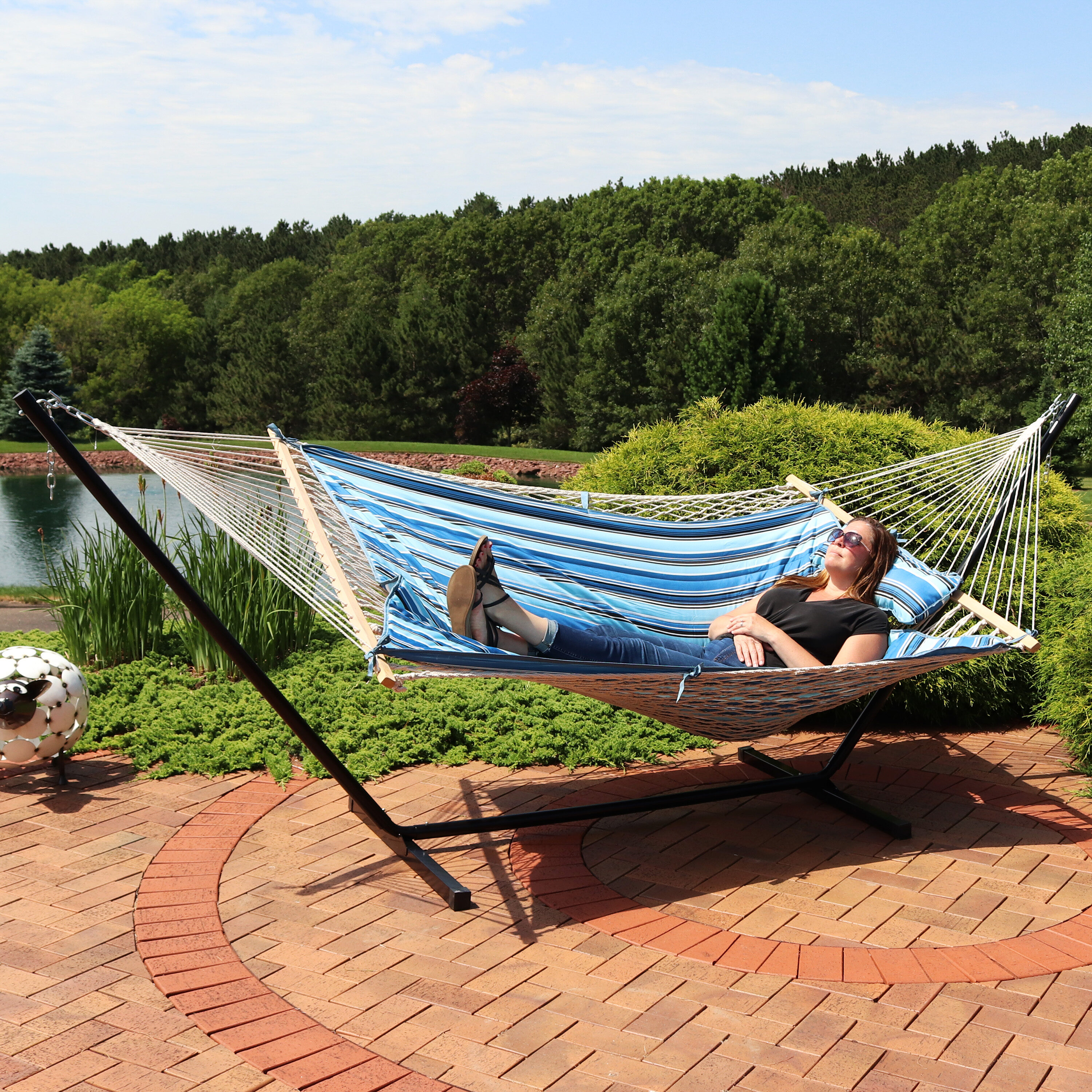 Sunnydaze Decor DL-MBEACH-COMBO hammocks - View #10