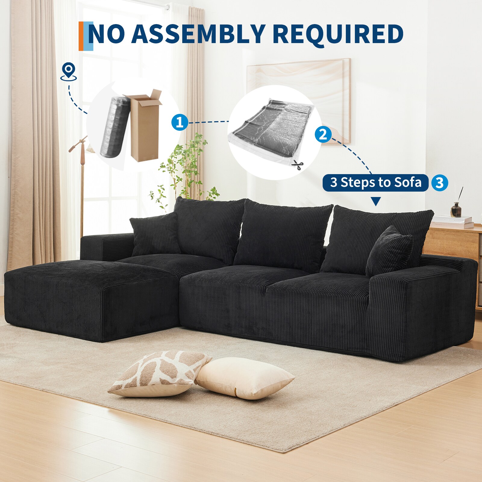Qeetex SUN-PHO-34Q5OLS5 Sofas-Loveseats - View #4