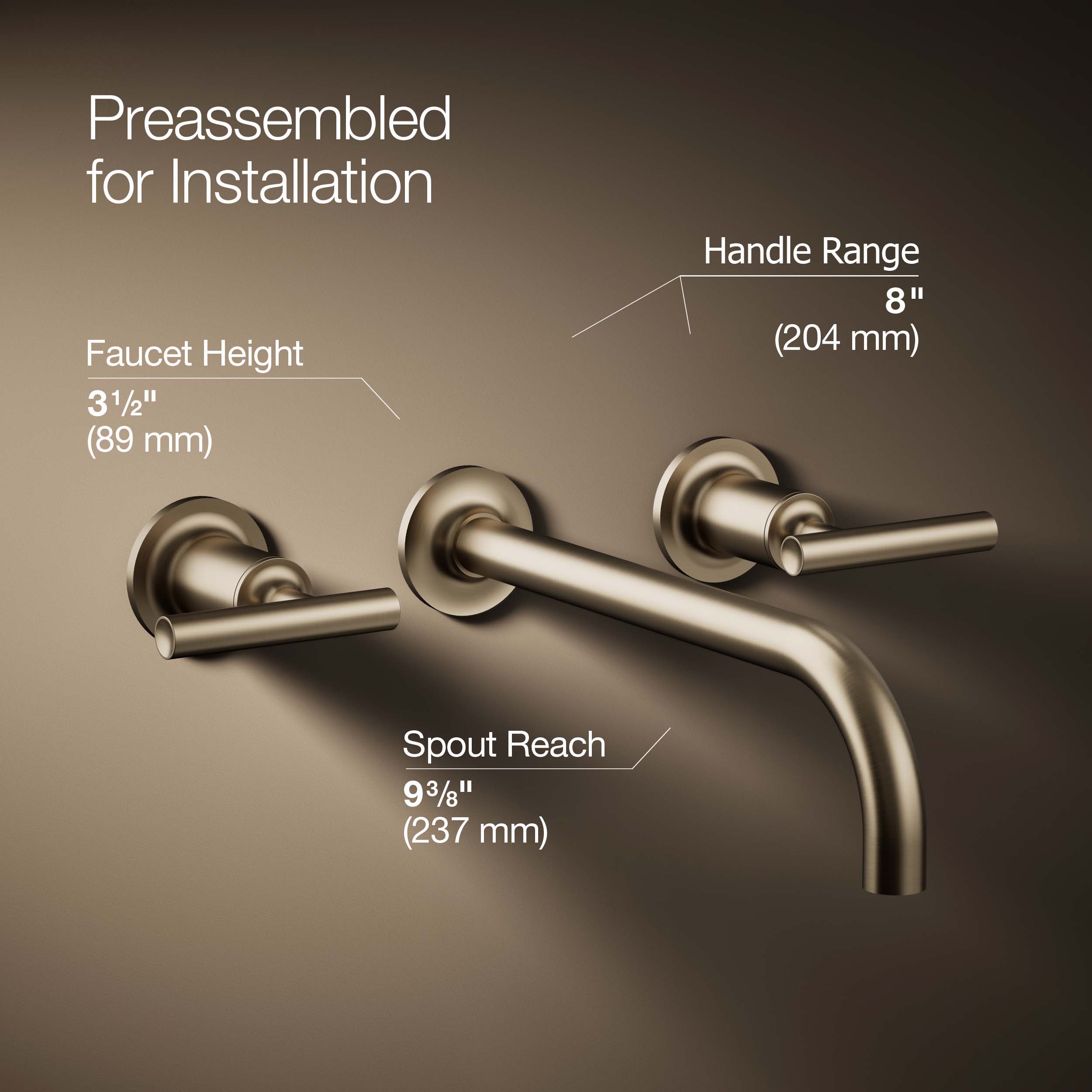 KOHLER T14414-4-BV Lavatory-Faucets - View #4