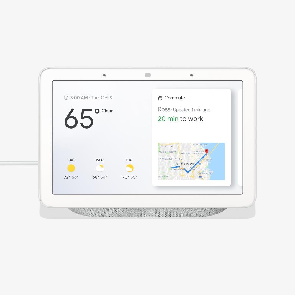 Google Nest Hub (1st Gen) Smart Speaker with Google Assistant 