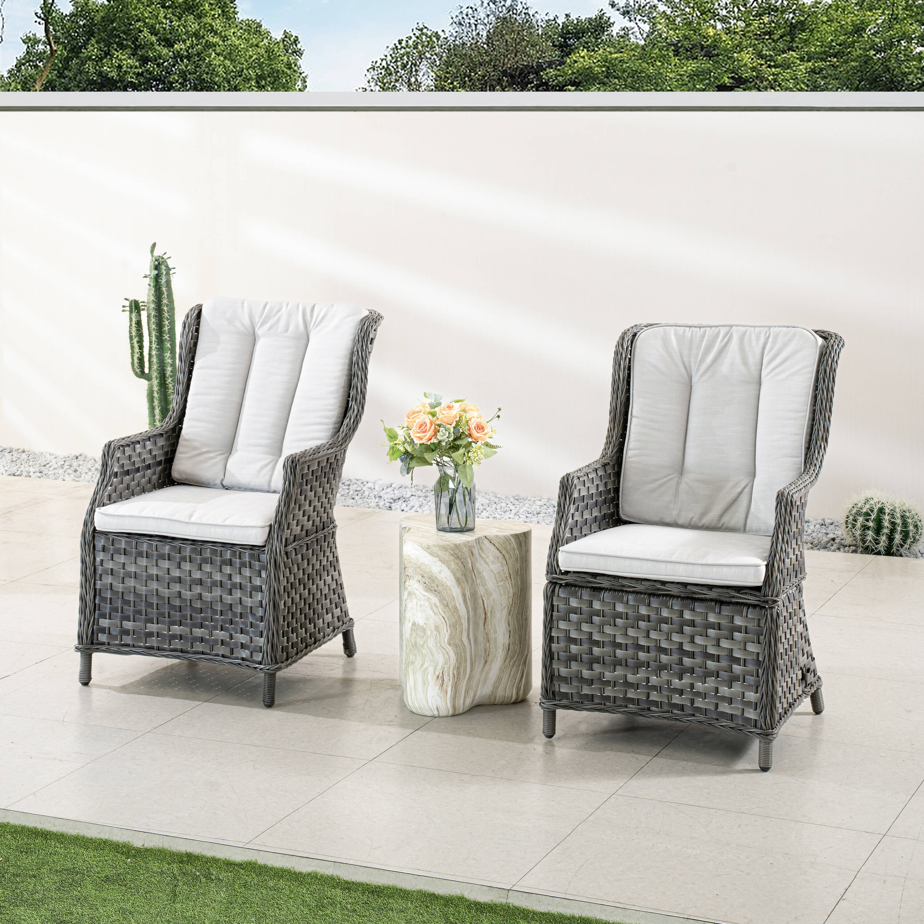 Direct Wicker DWC-230077ST010G Patio-Conversation-Sets - View #7