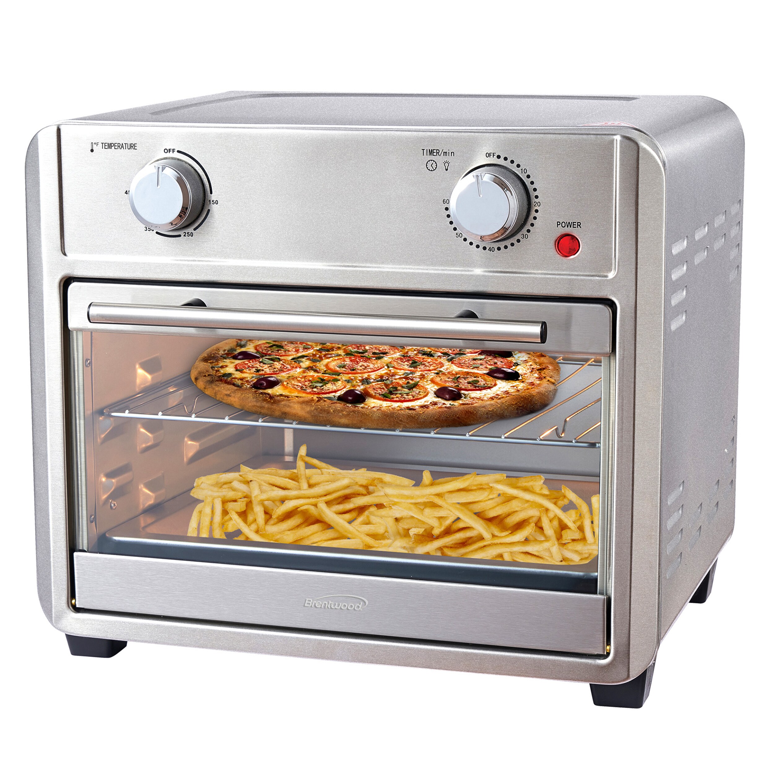 Air Fryer Toaster Oven, 24 QT 8-In-1 Convection Countertop Oven