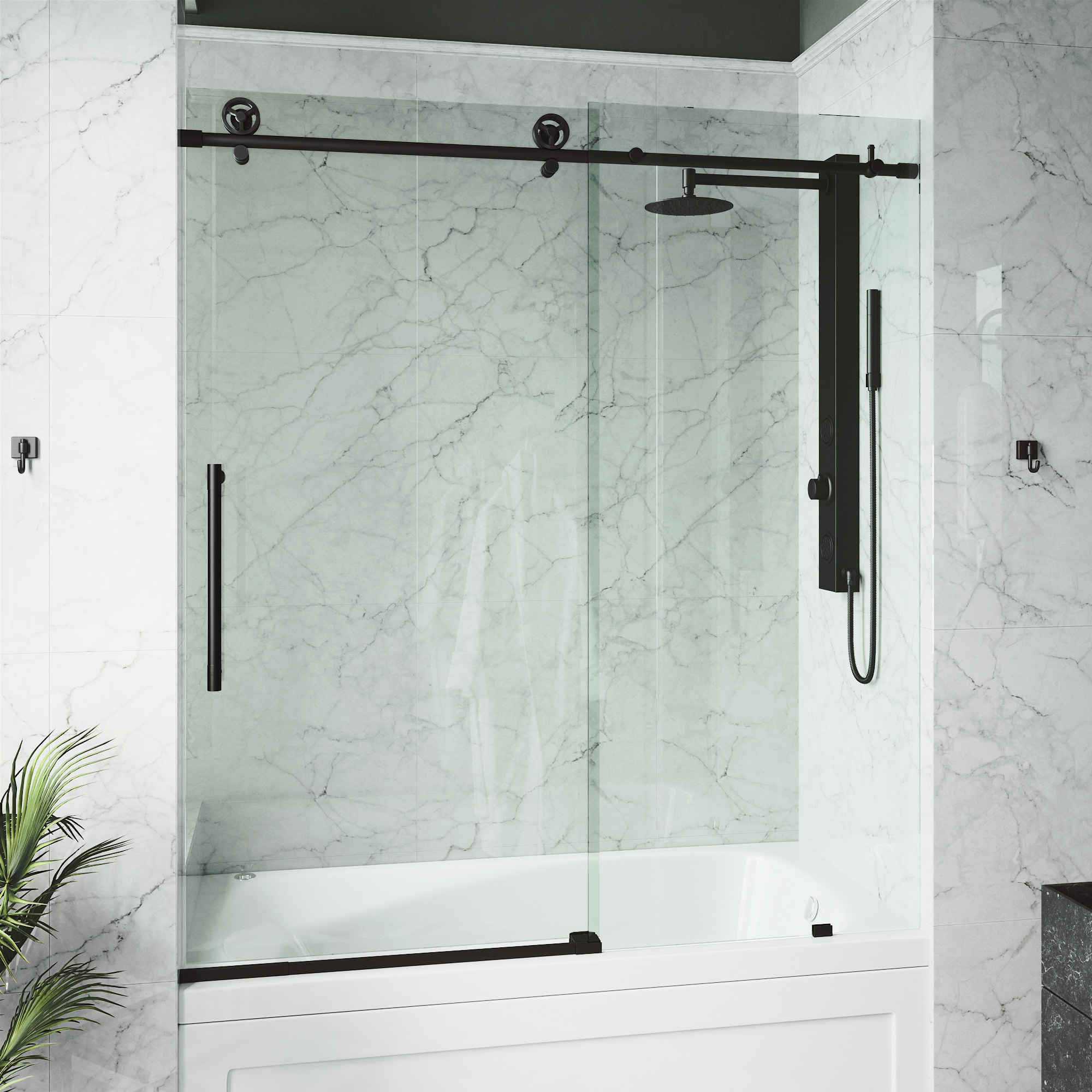 VIGO VG6044MBCL6066 Bathtub-Doors - View #3