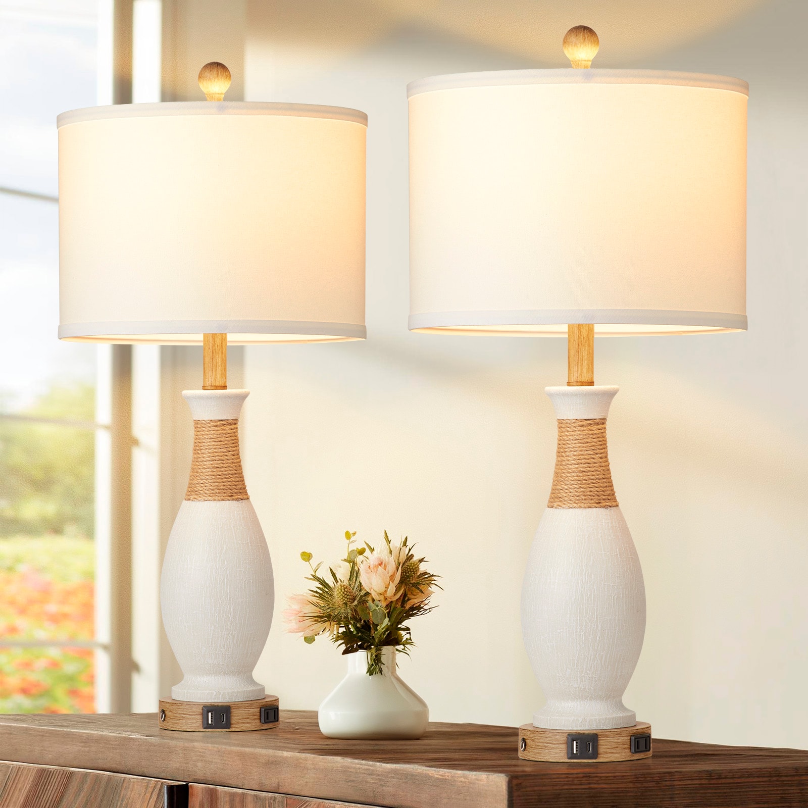 UrFurnishings TD-291 Table-Lamps - View #2