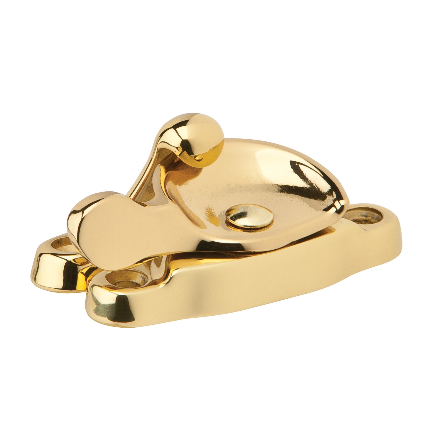 IVES Polished Brass Brass Window Lock 1 pk #07MB3