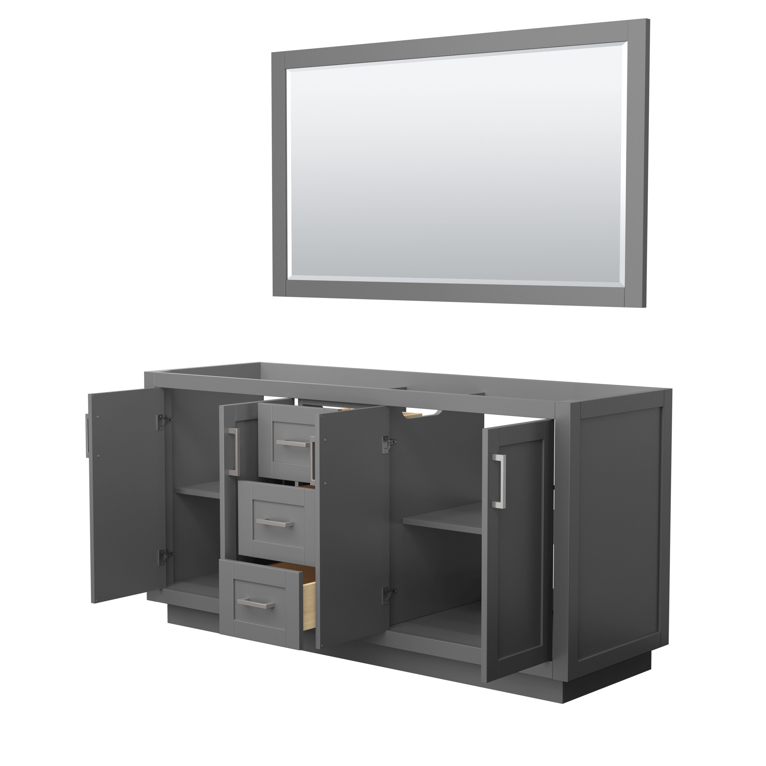 Wyndham Collection WCF292966DKGCXSXXM58 vanities - View #2