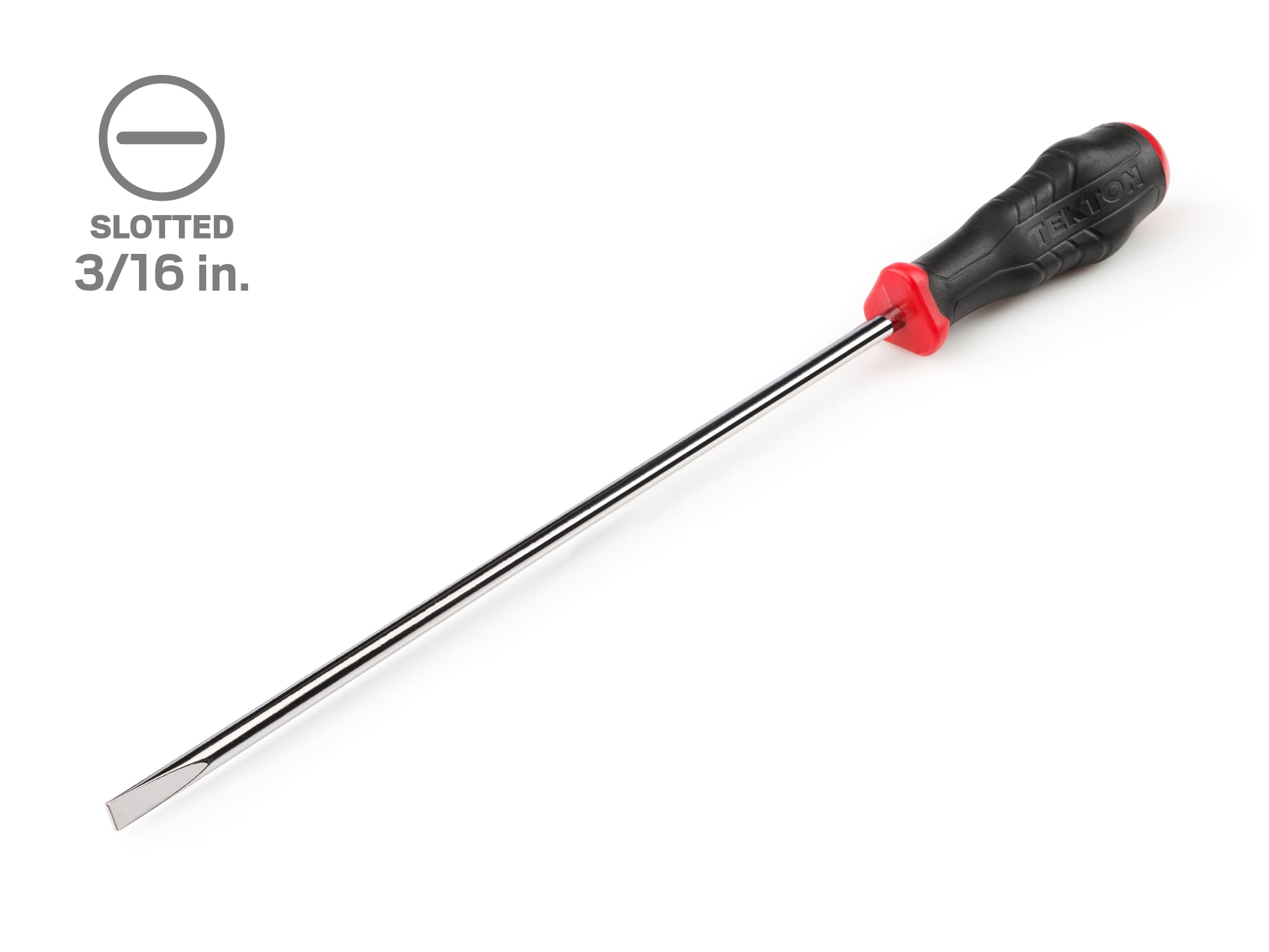 TEKTON DHE34188 Long 3/16 In High Torque 3/16-in 8-in Slotted Screwdriver