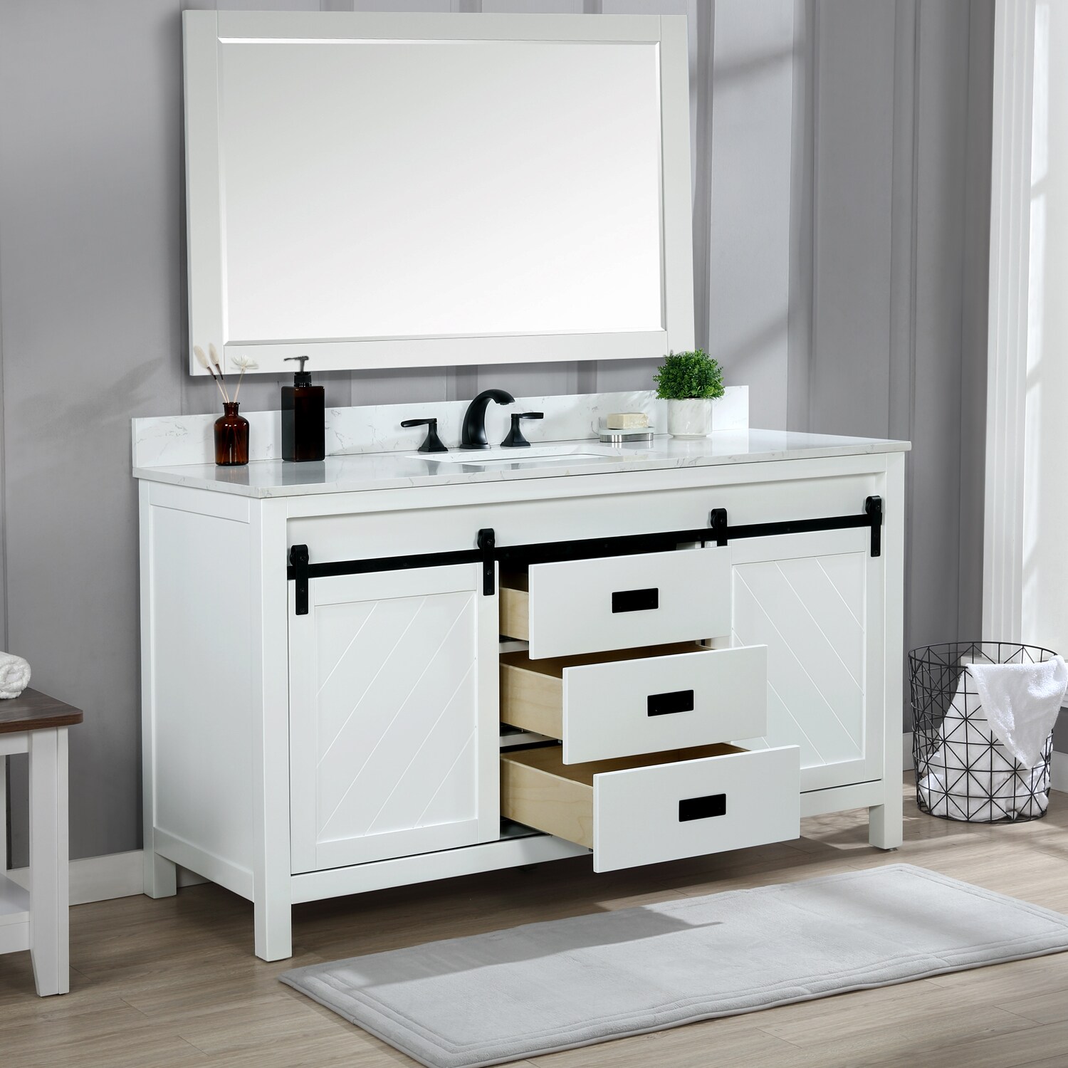 Altair 536060S-WH-AW Bath-Vanity-Combo - View #7