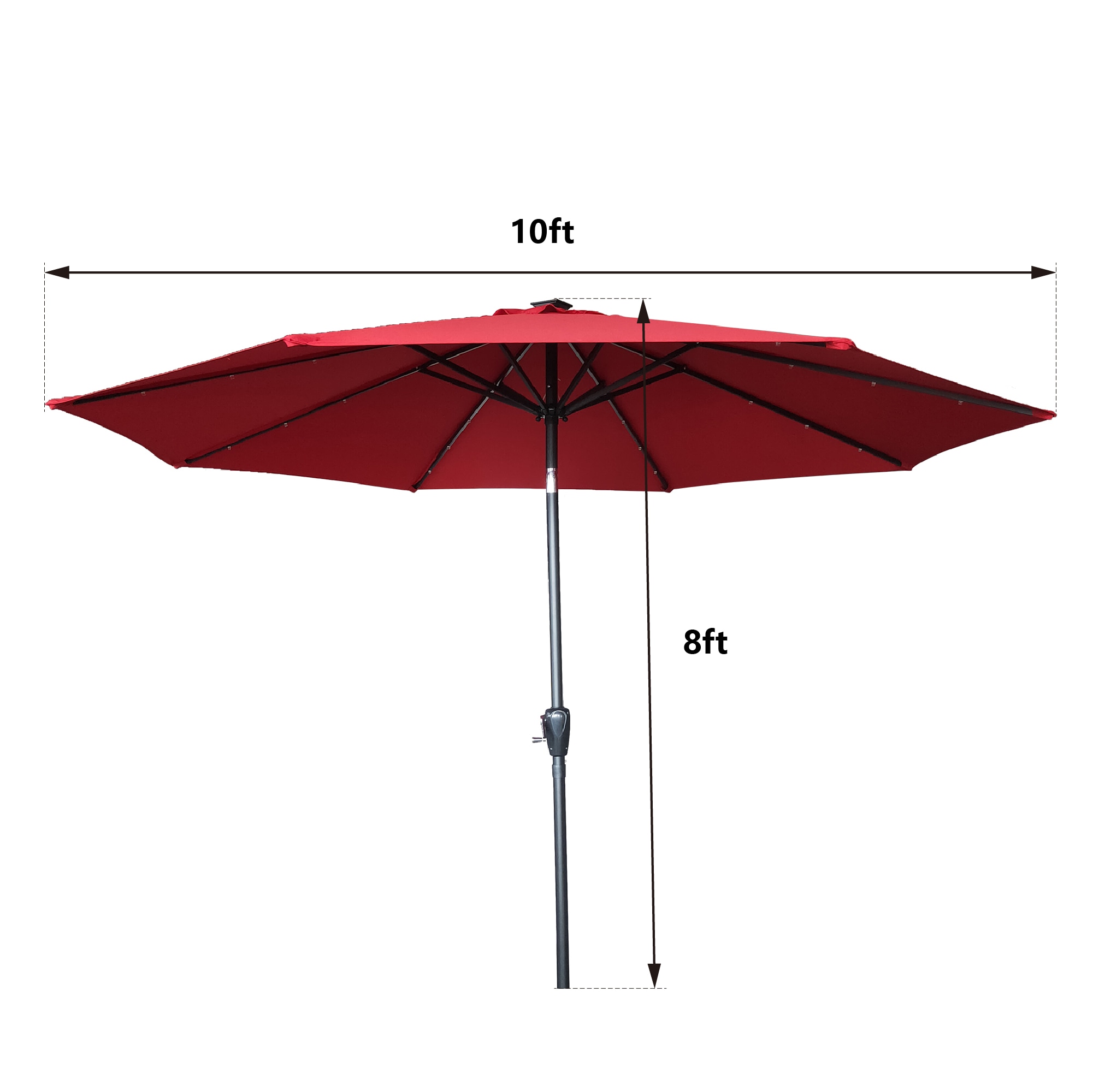 Clihome CLI-21ED37-1-RD Umbrellas-2 - View #4