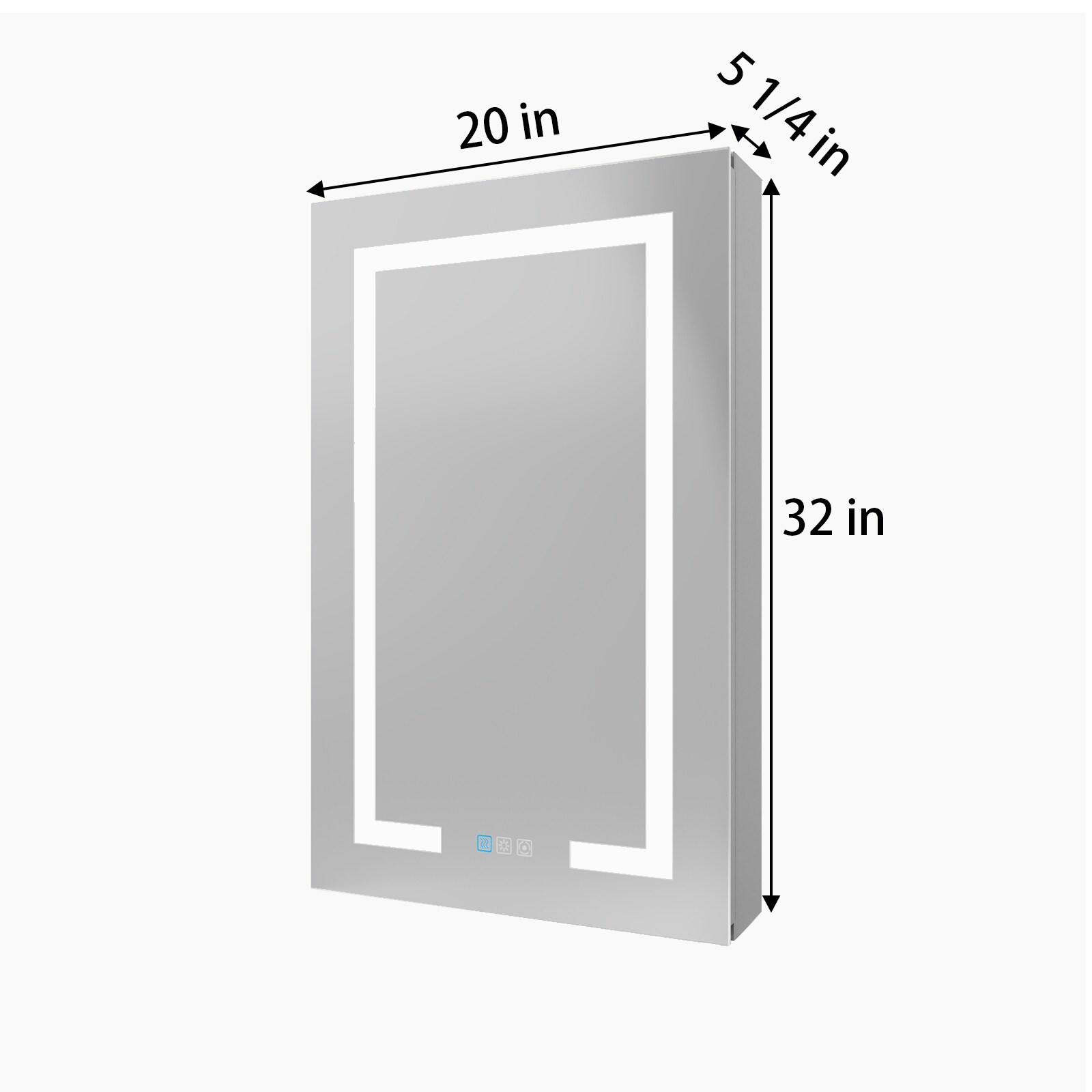 ExBrite EBMC2026V3LB Bathroom-Medicine-Cabinets - View #4