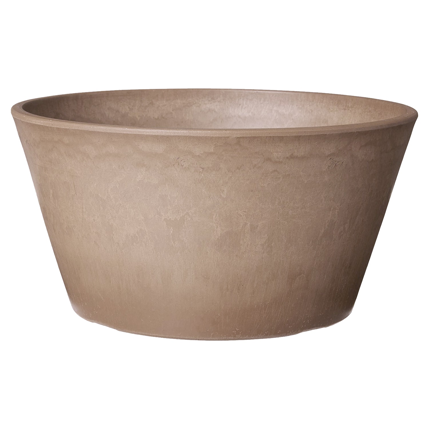 Arcadia Garden Products TD25TP Round 5.0-in W x 5-in H x Brown Plastic Planter