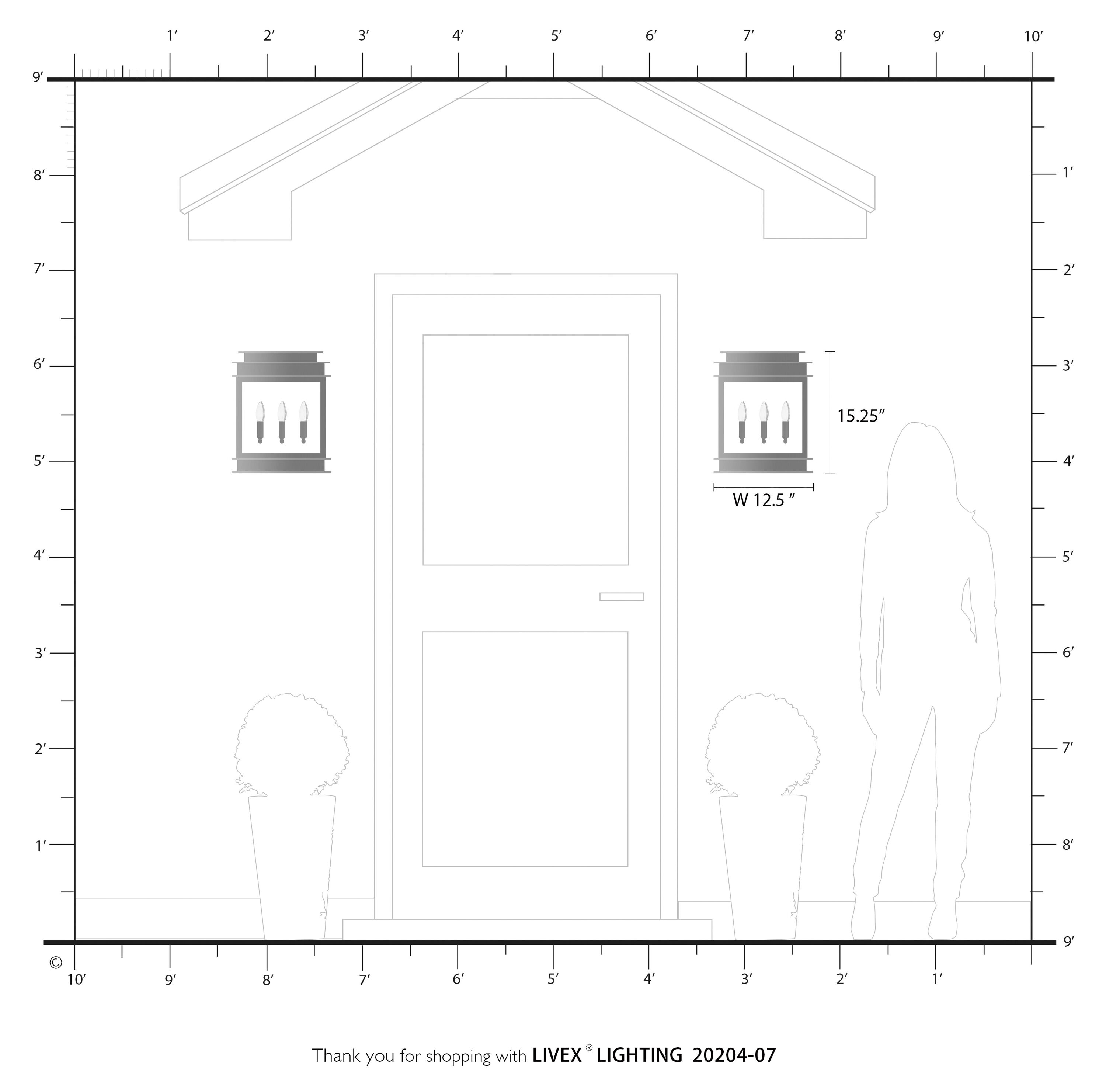 Livex Lighting 20204-07 Outdoor-Wall-Lighting - View #5