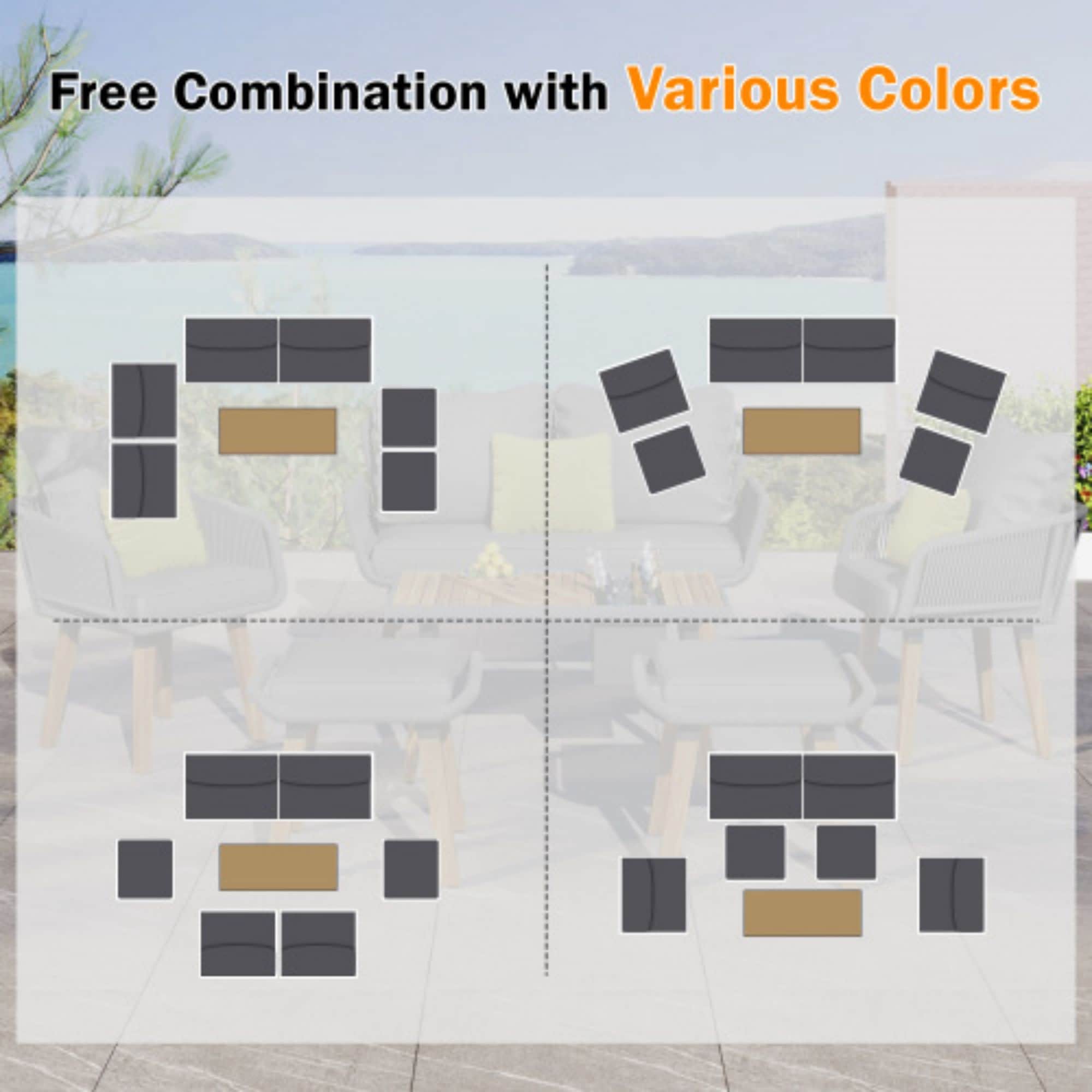 CASAINC WF-HW66867NY+ Patio-Conversation-Sets - View #7