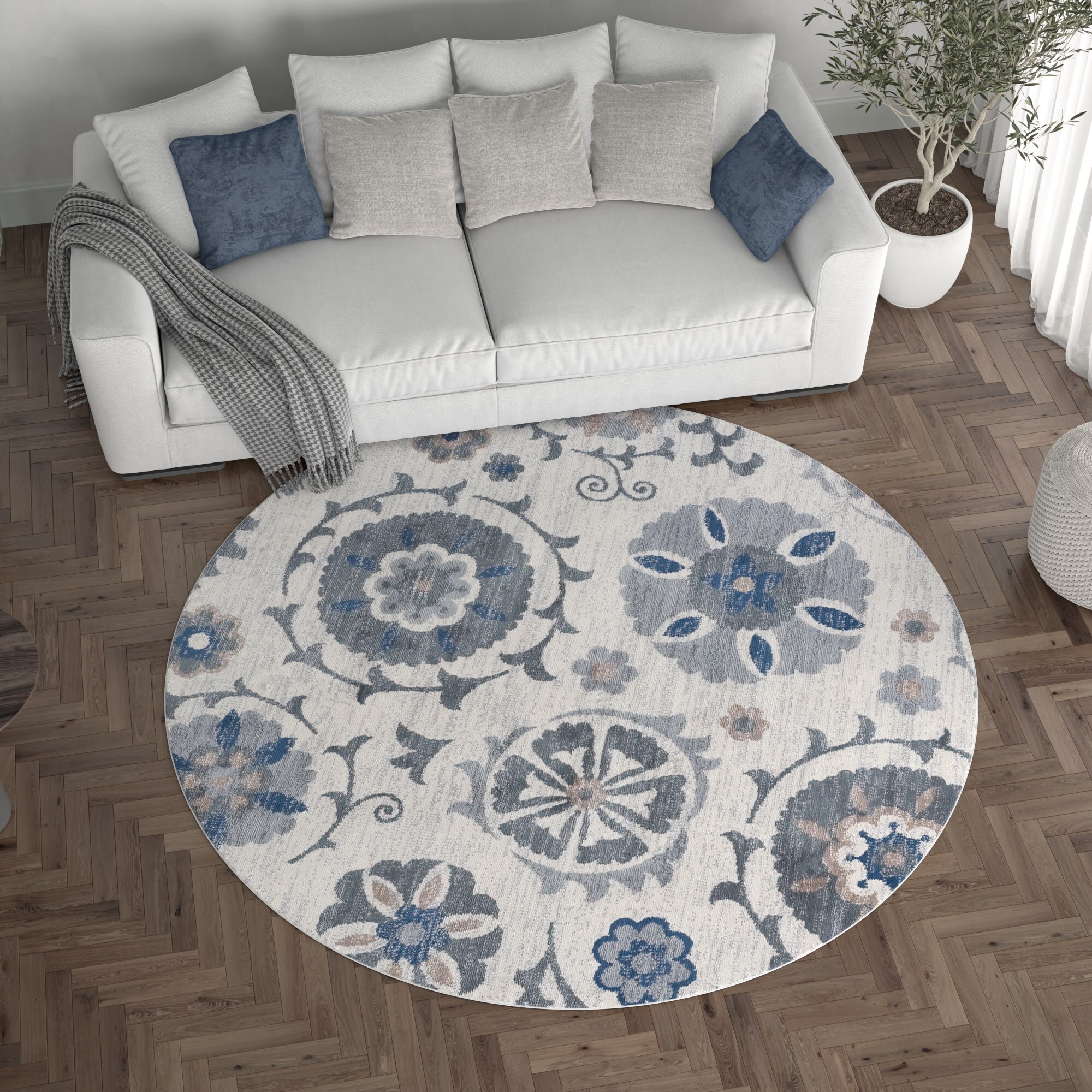 Tayse MDN3117 8RND rugs - View #5