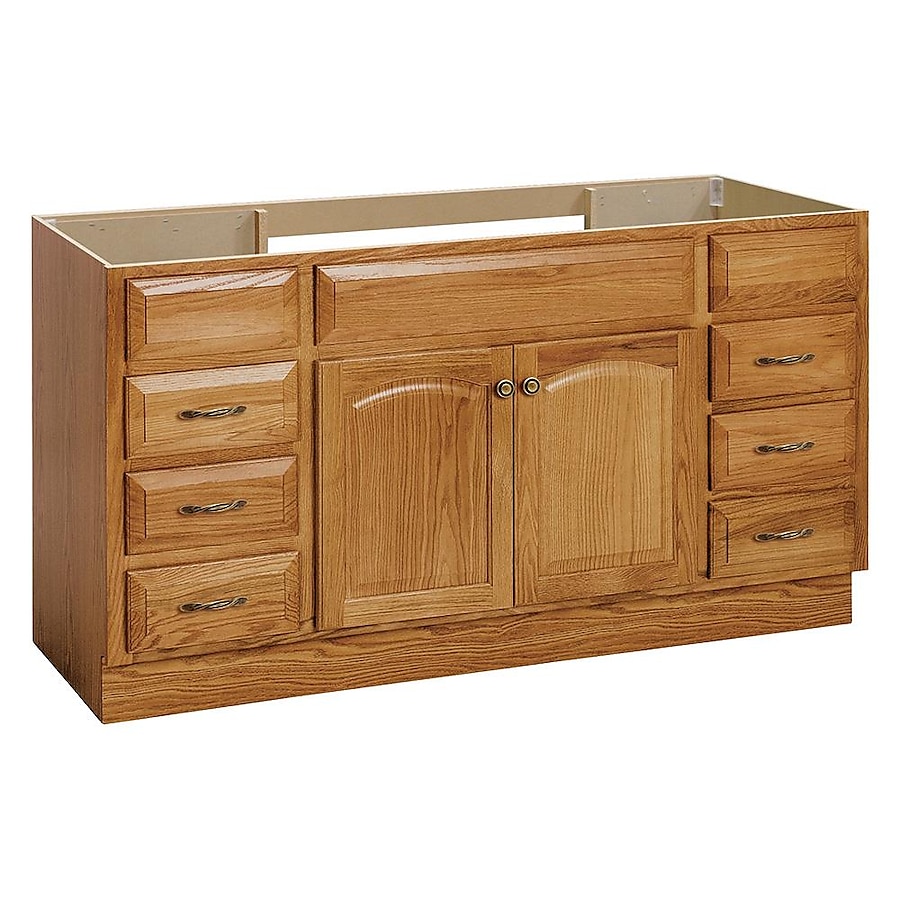 Project Source 60-in Golden Bathroom Vanity Cabinet Project Source 60-in Golden Bathroom Vanity Cabinet