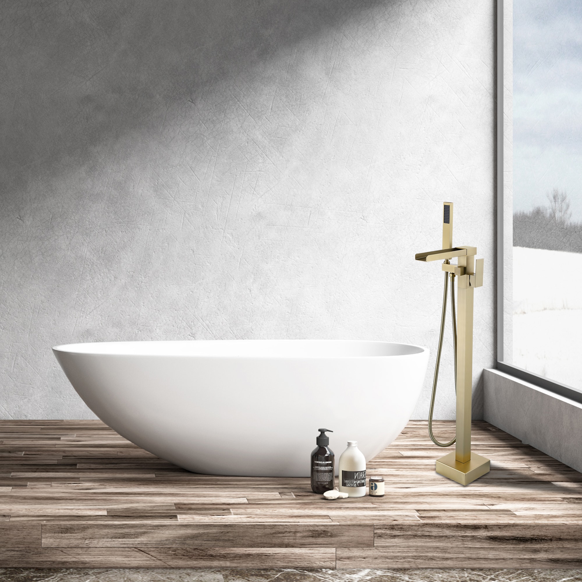 WELLFOR WB-0955 Roman-Tub-Faucets - View #3