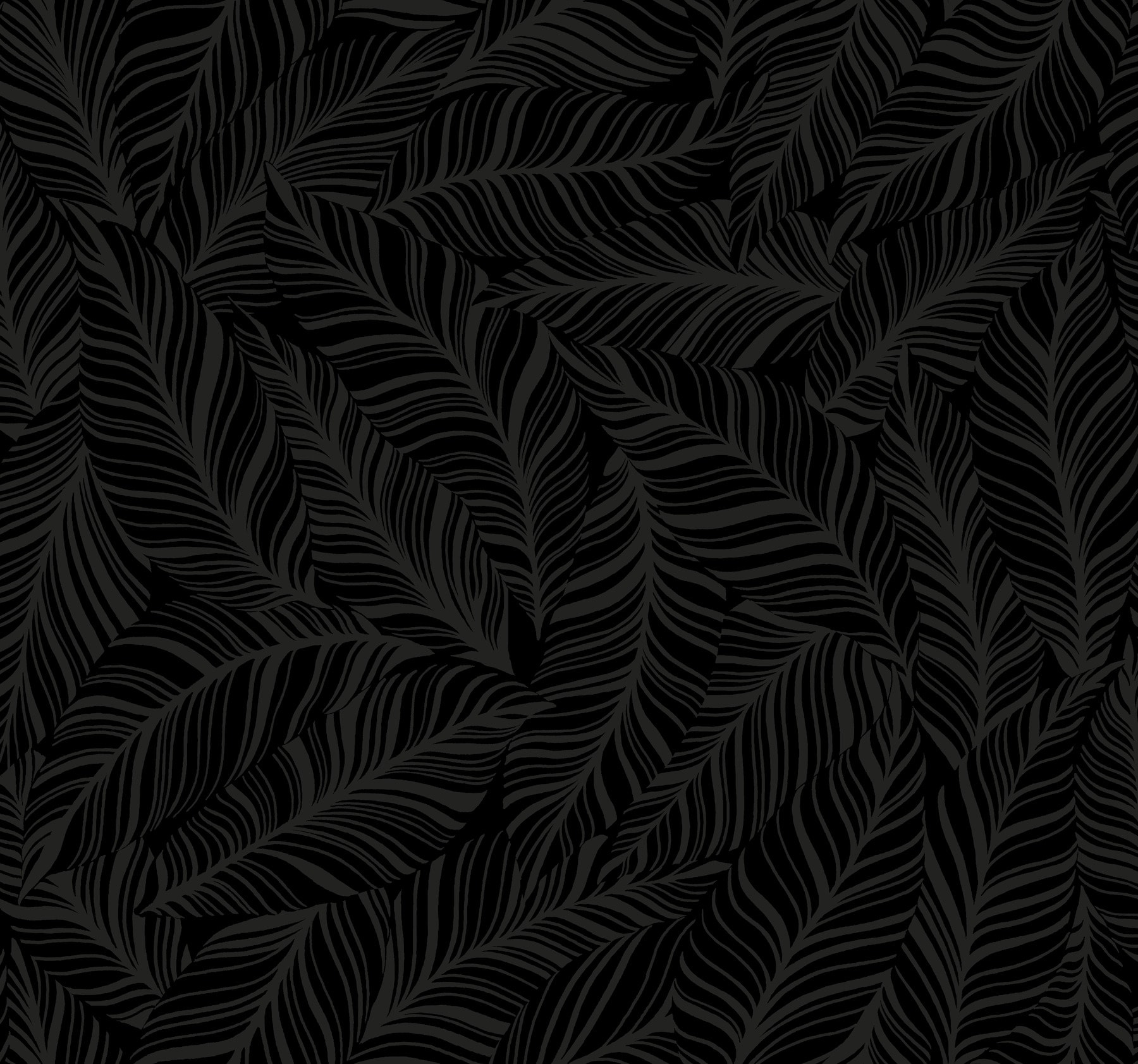 York Wallcoverings TC2712 Tropics Resource Library 60.8-Sq. Feet Black Non-woven Ivy/Vines Prepasted Water Activated Paste Wallpaper