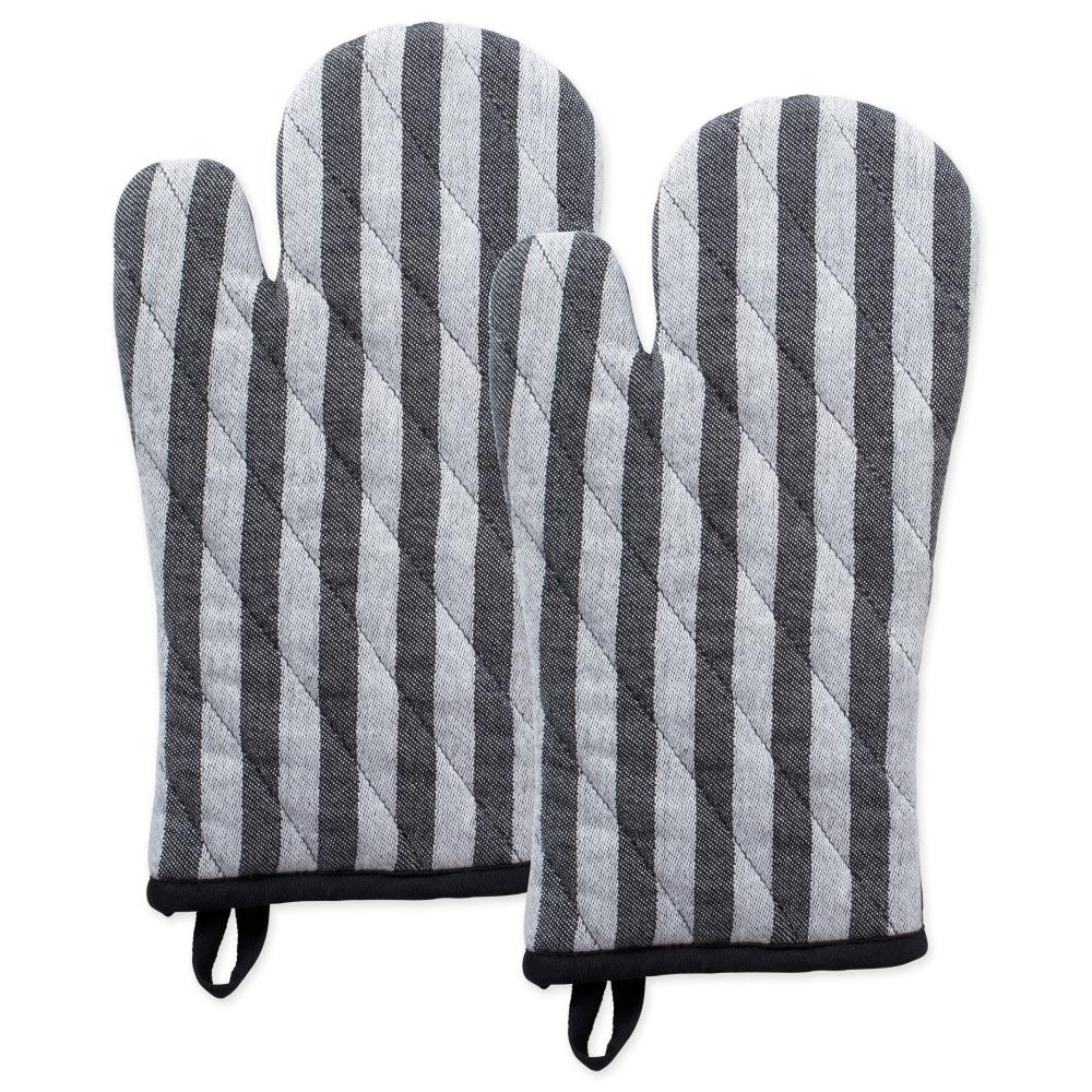 DII Nautical Blue Terry Oven Mitt (Set of 2) - Heat Resistant Cotton Fabric  - 7x13-in - Easy Storage - Perfect for Daily Use - by [Manufacturer] in the  Kitchen Towels department at