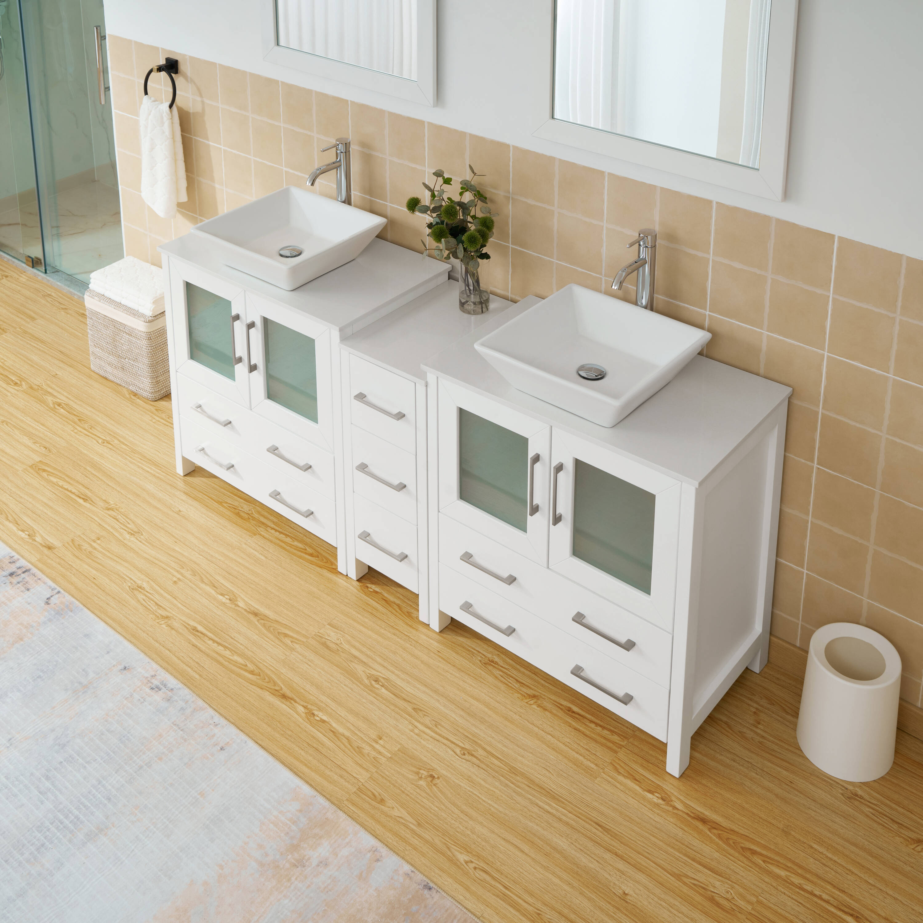 Vanity Art VA3130-72W Bath-Vanity-Combo - View #9