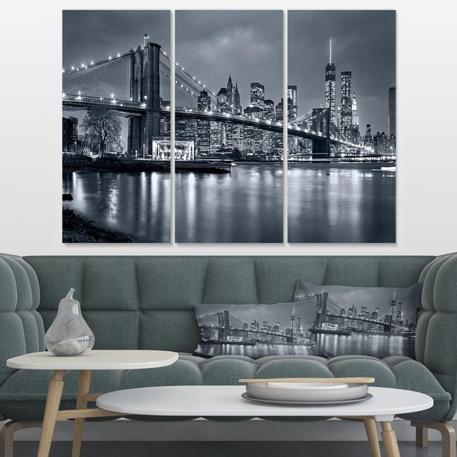 Designart 28-in H x 36-in W Landscape Print on Canvas in the Wall Art ...