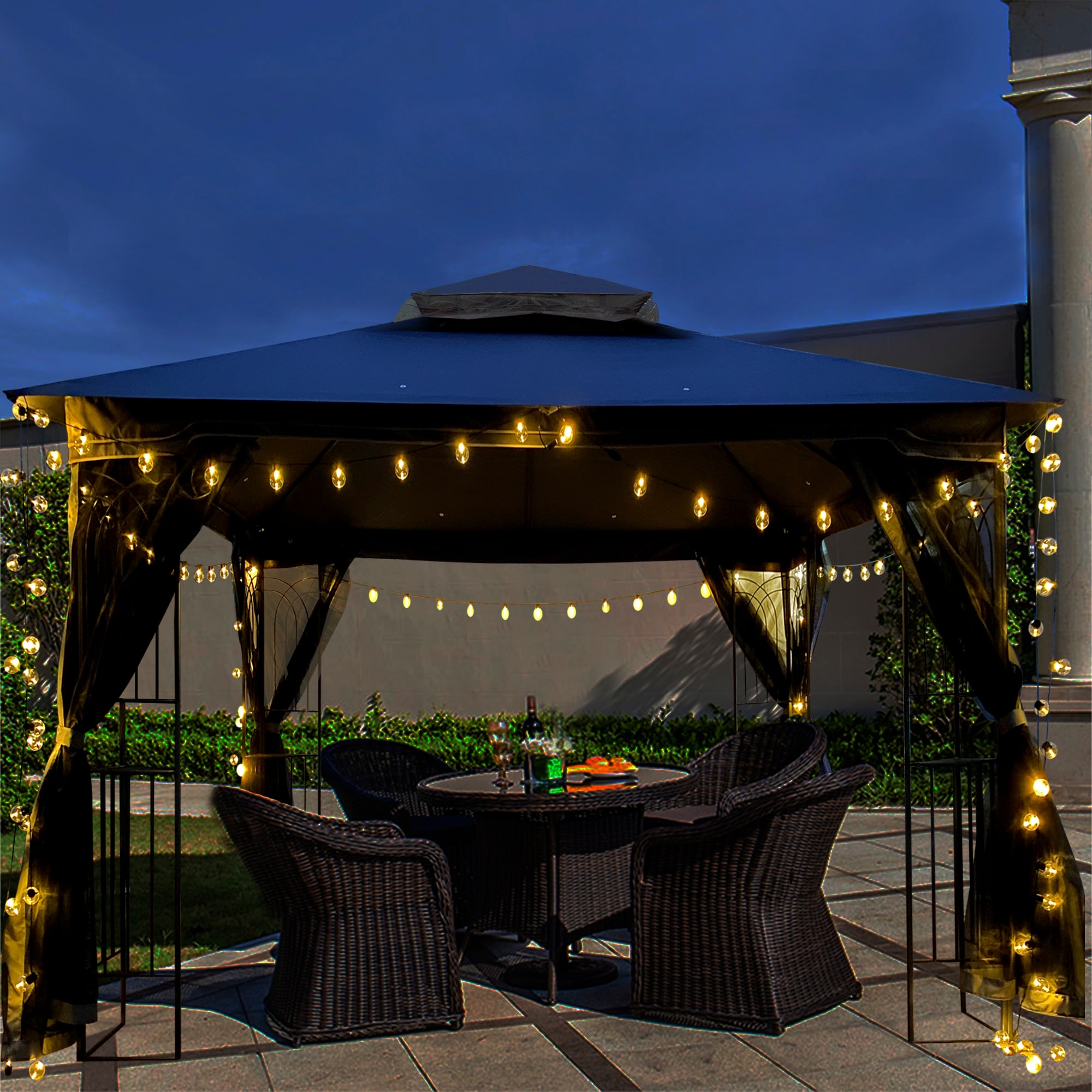 AAZJ BYO-104366 Wood-Resin-Gazebos - View #6