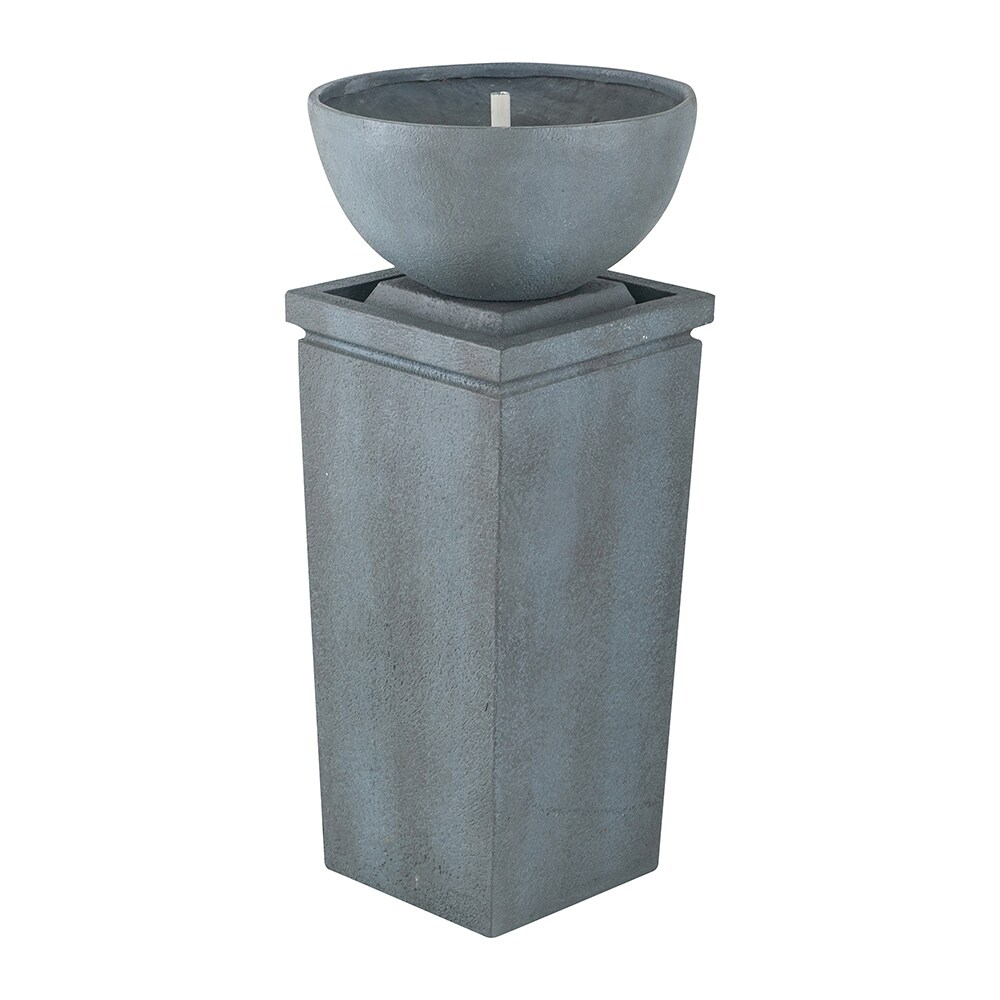 ZAKLOOP 35.4-Inches H x 16.3-Inches W Gray Garden Statue in ZAKLOOP 35.4-Inches H x 16.3-Inches W Gray Garden Statue in