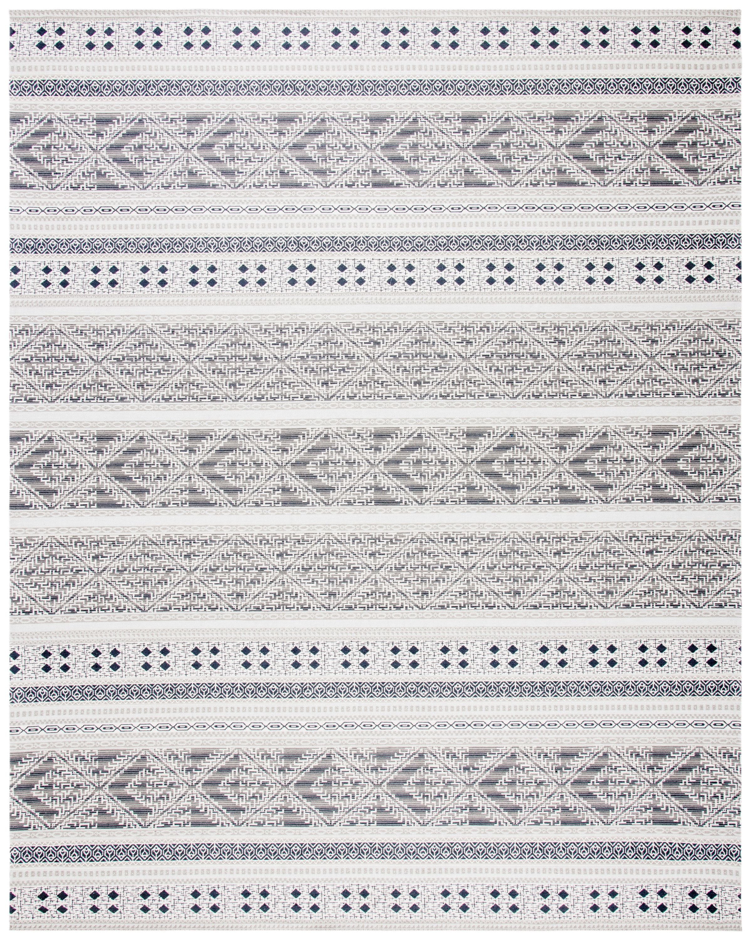 Safavieh CLV717F-8 Classic Vintage Massouma 8 x 10 (ft) Polyester Gray Rectangular Indoor Geometric Bohemian/Eclectic Area rug