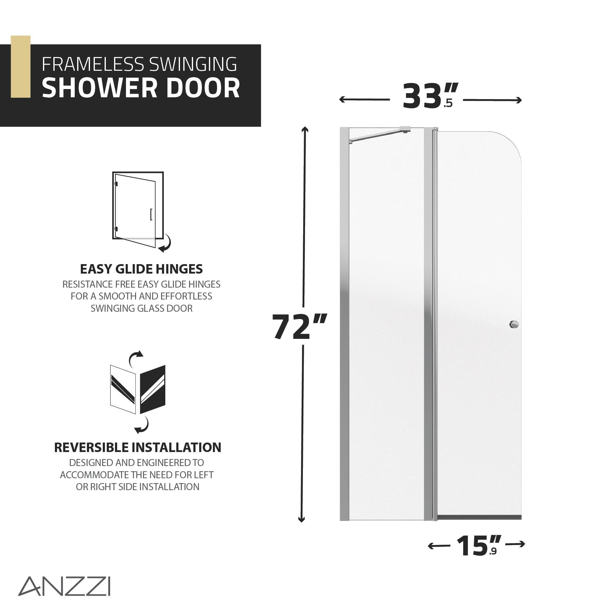 ANZZI SD-AZ14-01CH Shower-Doors - View #4